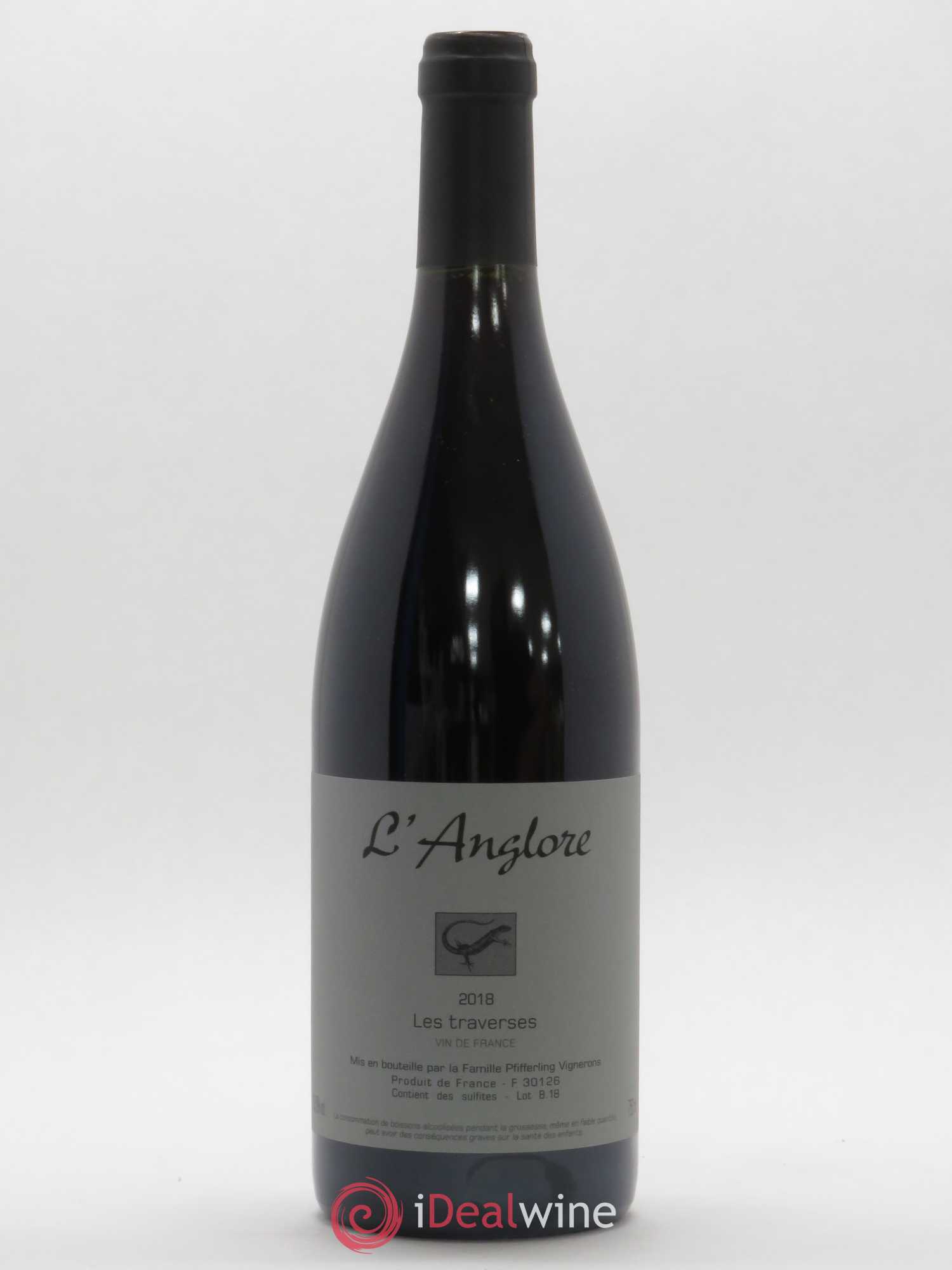 Vin de France Les Traverses L'Anglore (sans prix de réserve) 2018 - Lot de 1 bouteille - 0