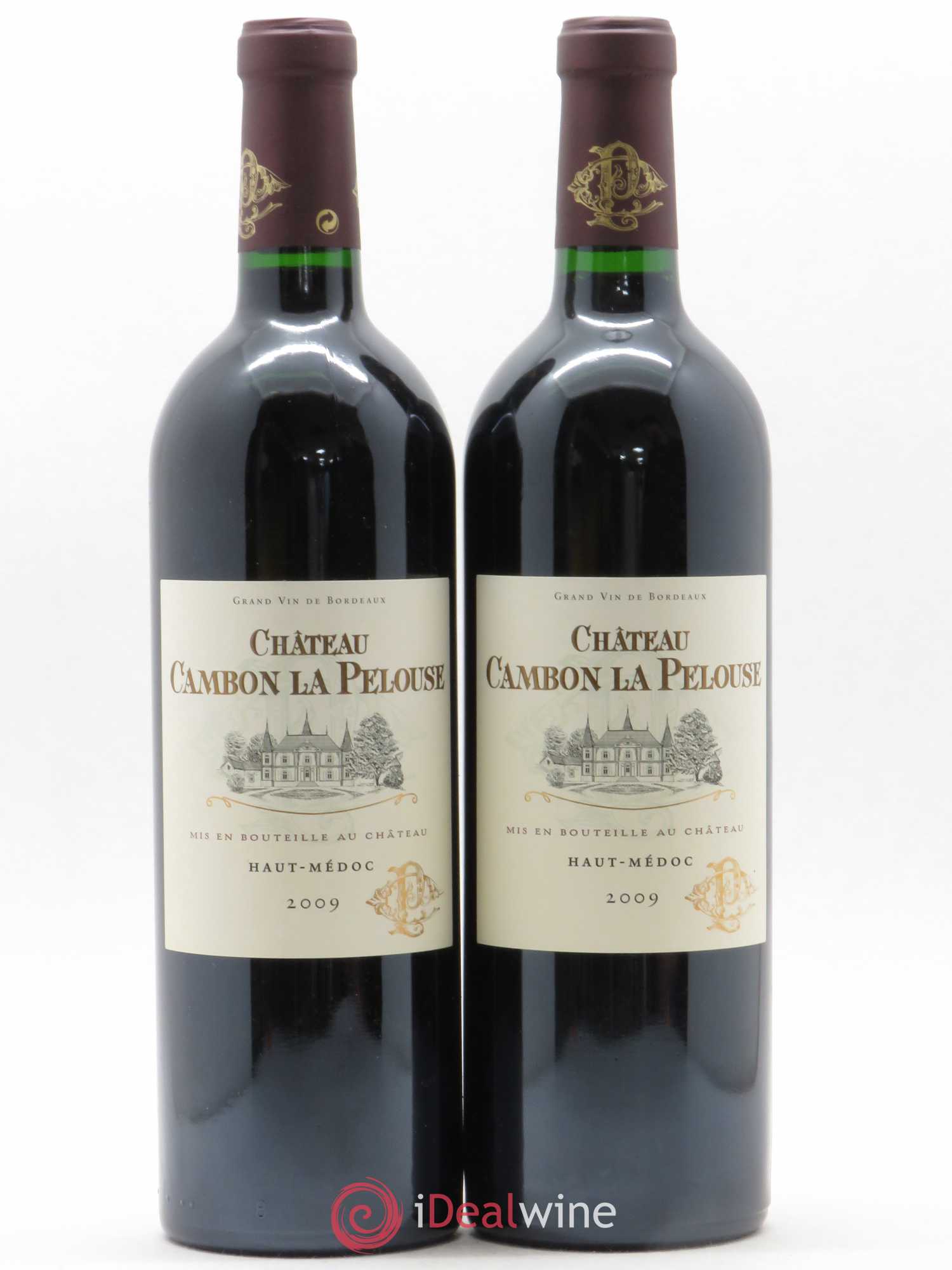 Château Cambon la Pelouse Cru Bourgeois (sans prix de réserve) 2009 - Lot de 2 bouteilles - 0