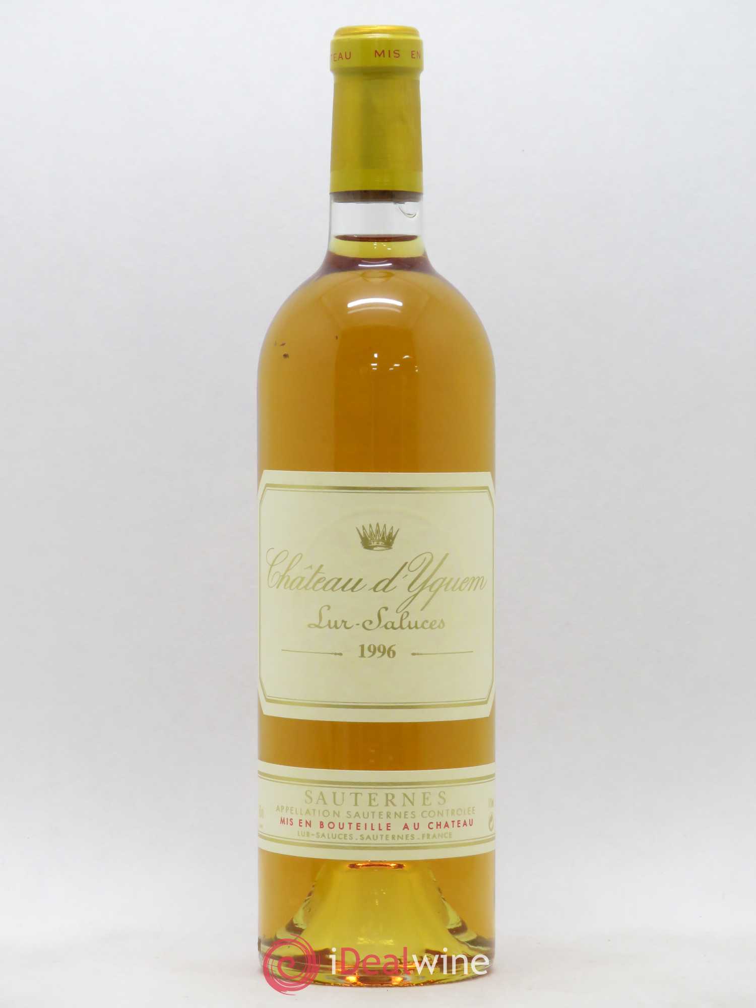 Château d' Yquem 1er Cru Classé Supérieur (senza prezzo di riserva) 1996 - Lotto di 1 bottiglia - 0