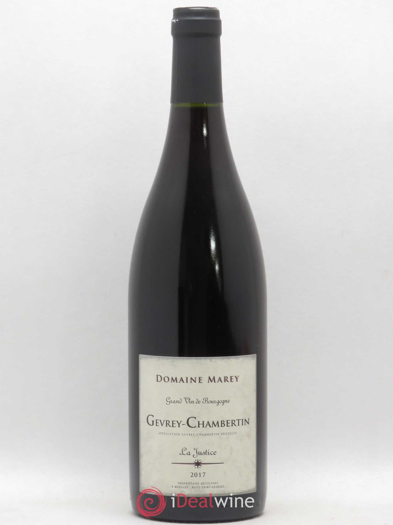 Gevrey-Chambertin La Justice Marey (sans prix de réserve) (sans prix de réserve) 2017 - Posten von 1 Flasche - 0