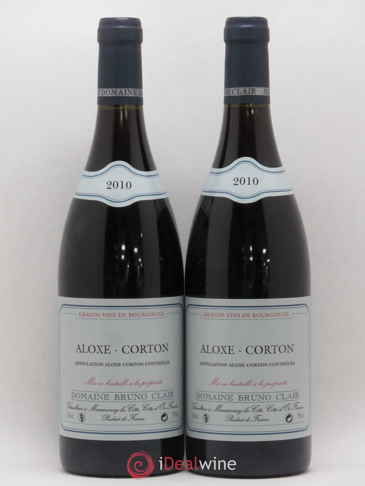 Aloxe-Corton Bruno Clair (Domaine) 2010 - Lot de 2 bouteilles - 0