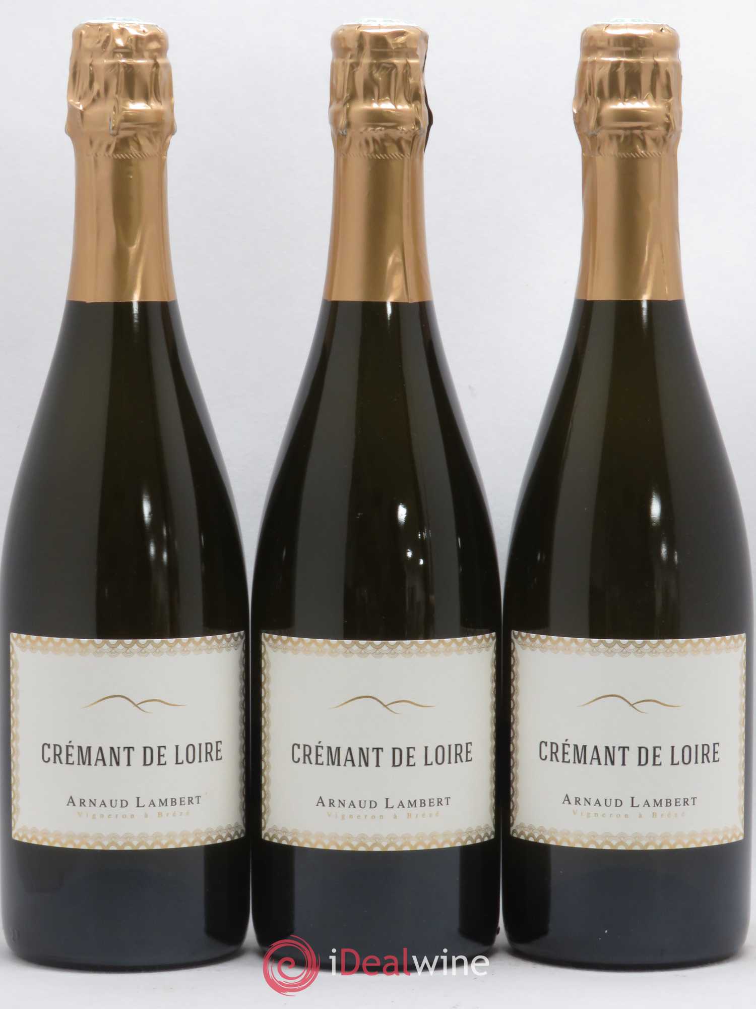 Crémant de Loire Arnaud Lambert (sans prix de réserve) (sans prix de réserve) - Posten von 3 Flaschen - 0