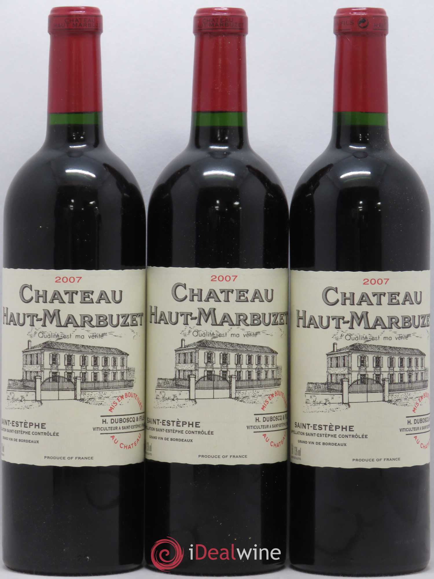 Château Haut Marbuzet (sans prix de réserve) 2007 - Lot de 12 bouteilles - 1