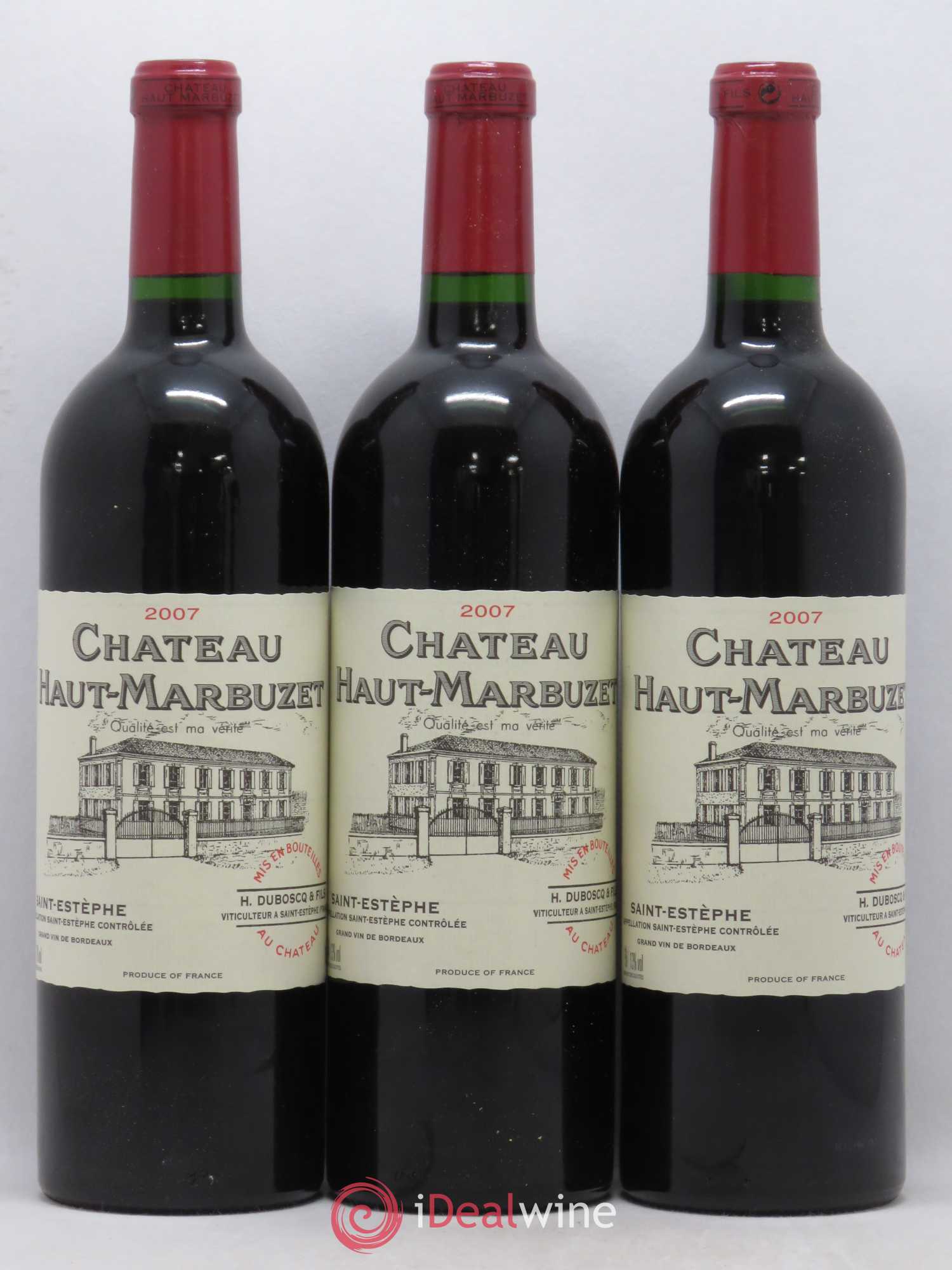 Château Haut Marbuzet (sans prix de réserve) 2007 - Lot de 12 bouteilles - 2