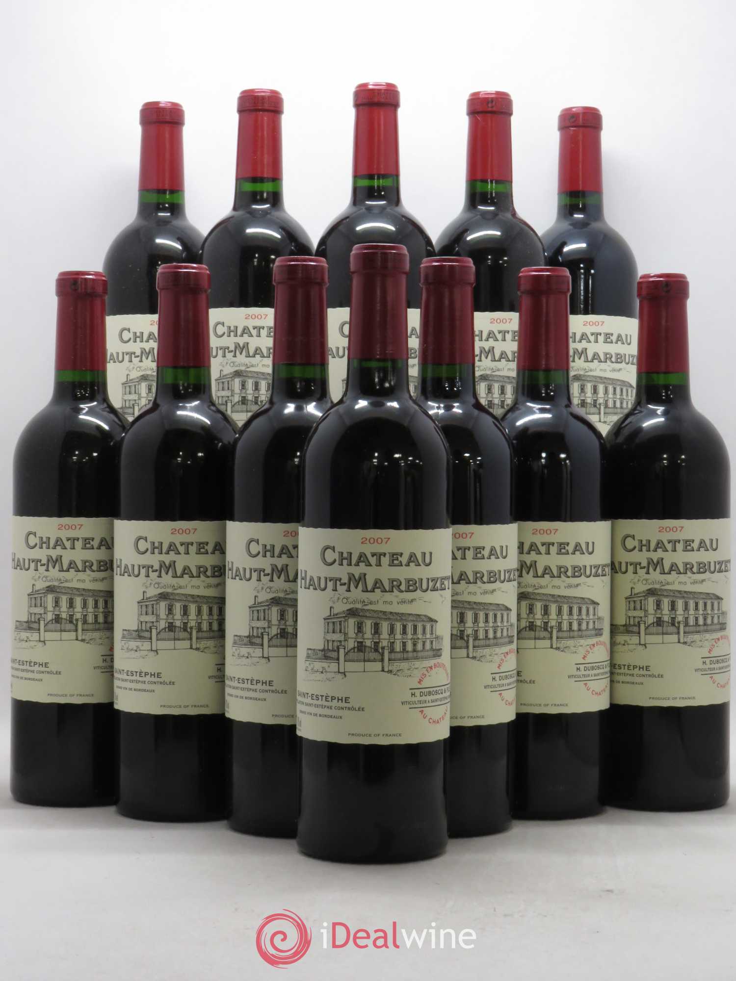 Château Haut Marbuzet (sans prix de réserve) 2007 - Lot de 12 bouteilles - 0