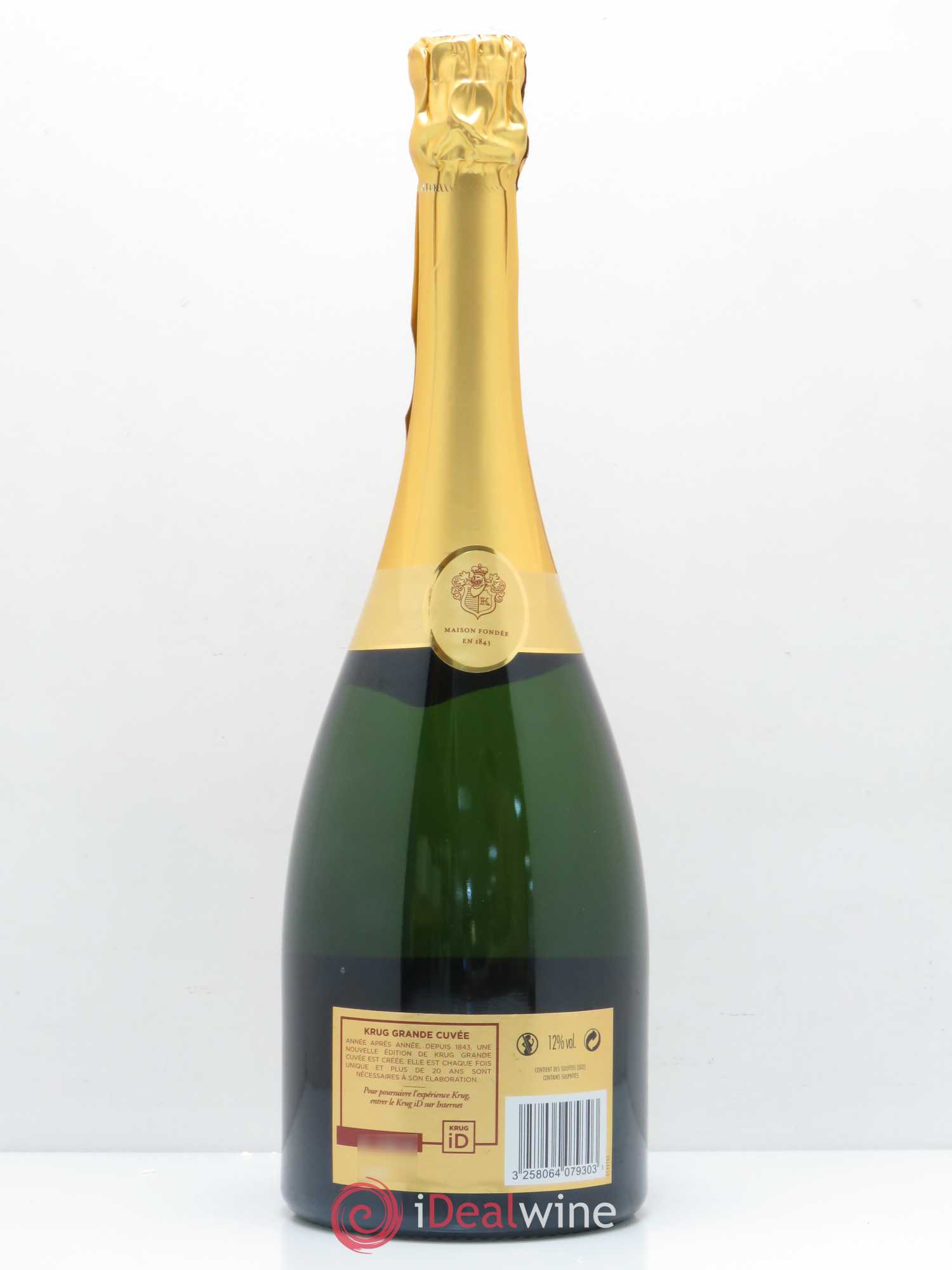 Grande Cuvée Brut Krug 165ème Edition (sans prix de réserve) - Lot de 1 bouteille - 1