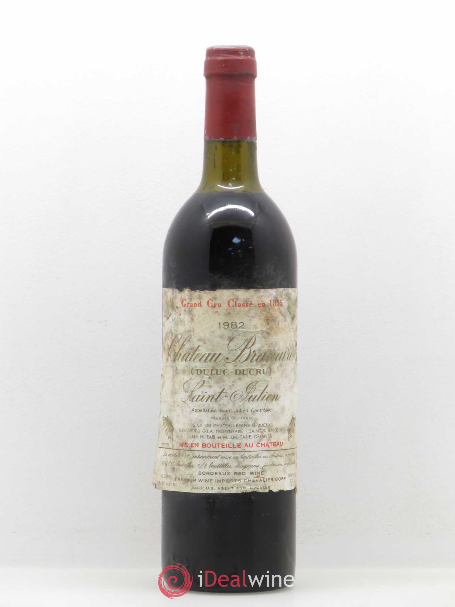Château Branaire Ducru 4ème Grand Cru Classé 1982 - Lot de 1 bouteille - 0