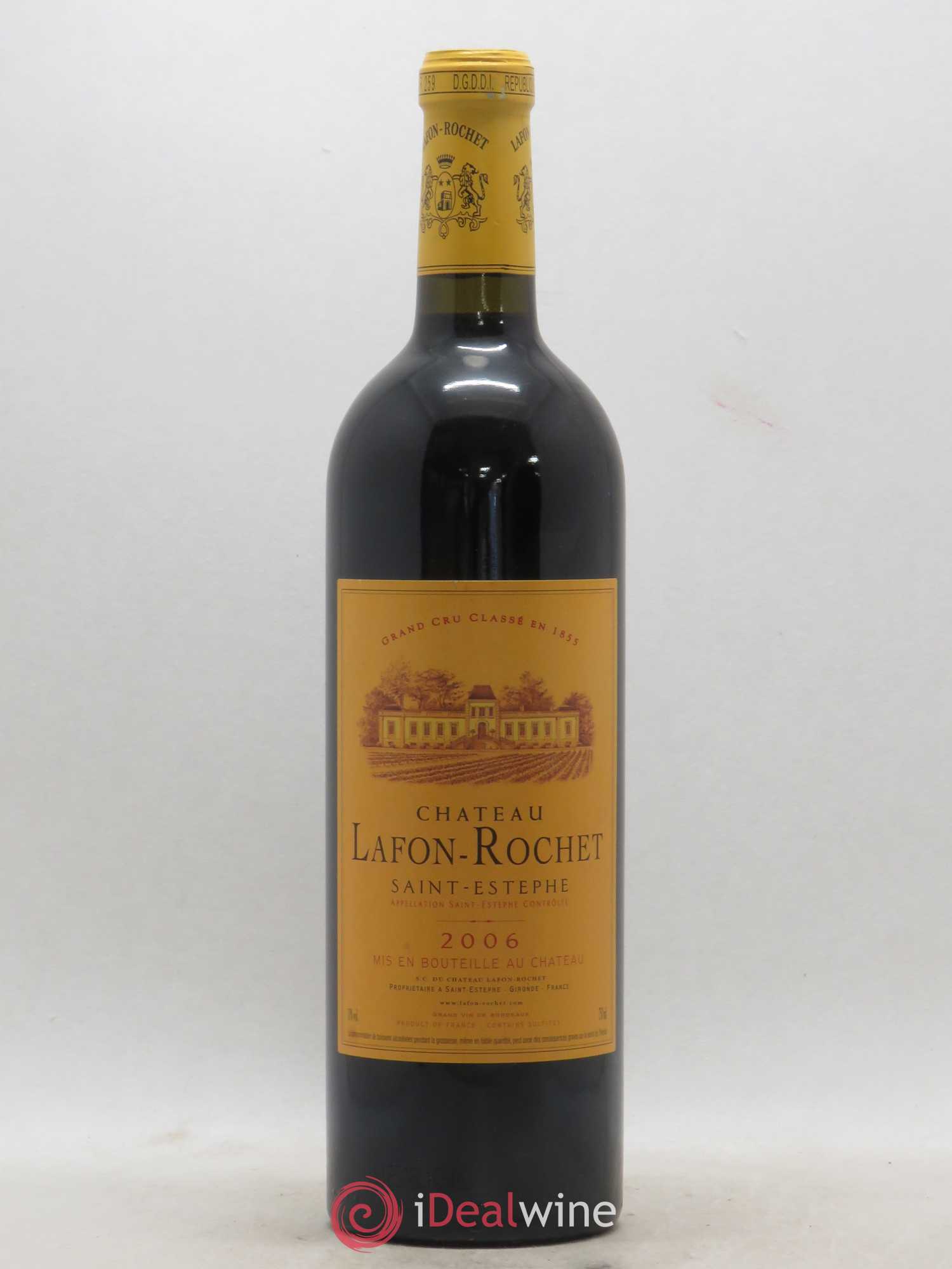 Château Lafon Rochet 4ème Grand Cru Classé (sans prix de réserve) 2006 - Lot de 1 bouteille - 0