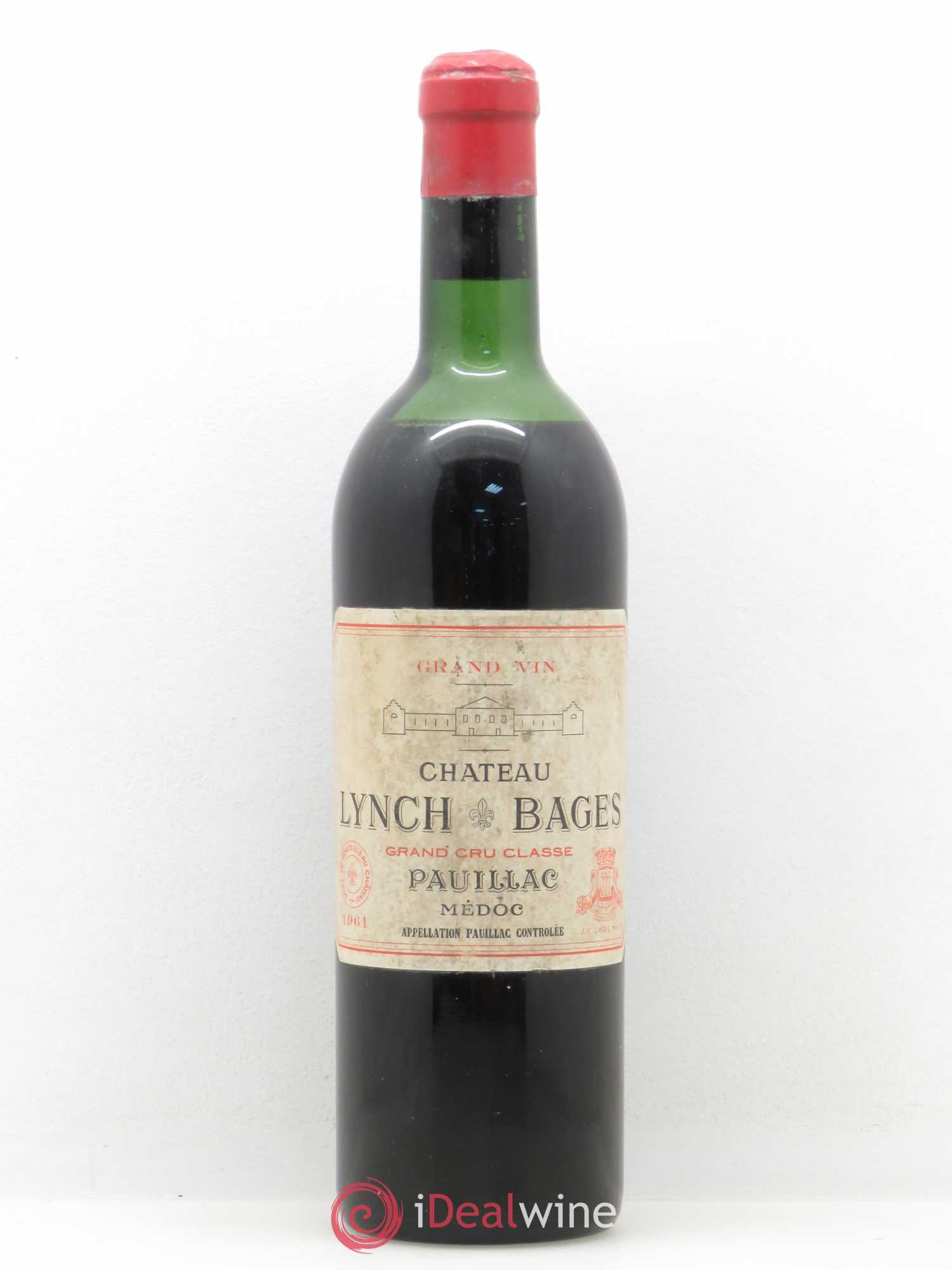 Château Lynch Bages 5ème Grand Cru Classé 1961 - Lot de 1 bouteille - 0