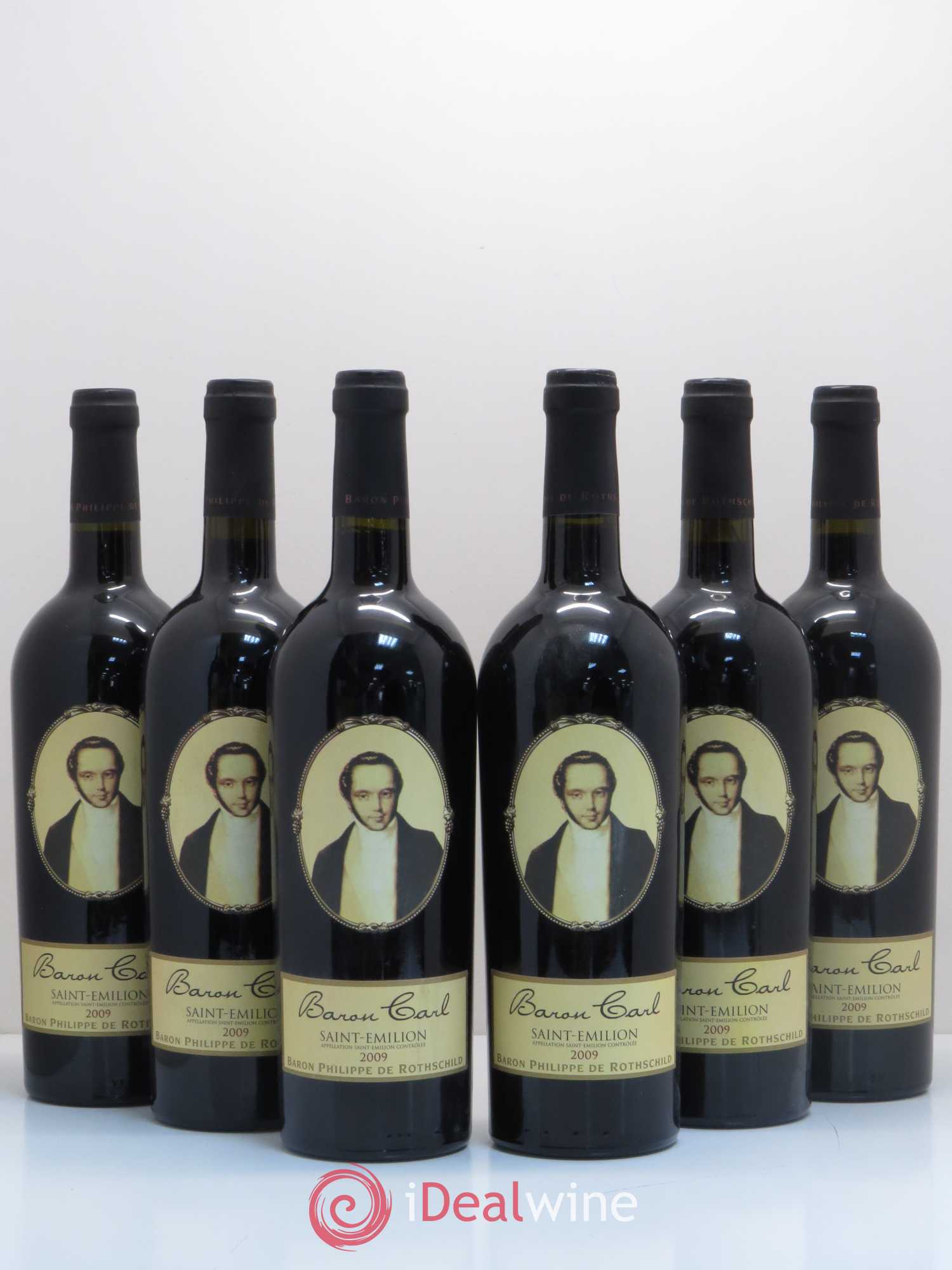 Saint-Émilion Baron Carl (sans prix de réserve) 2009 - Posten von 6 Flaschen - 0