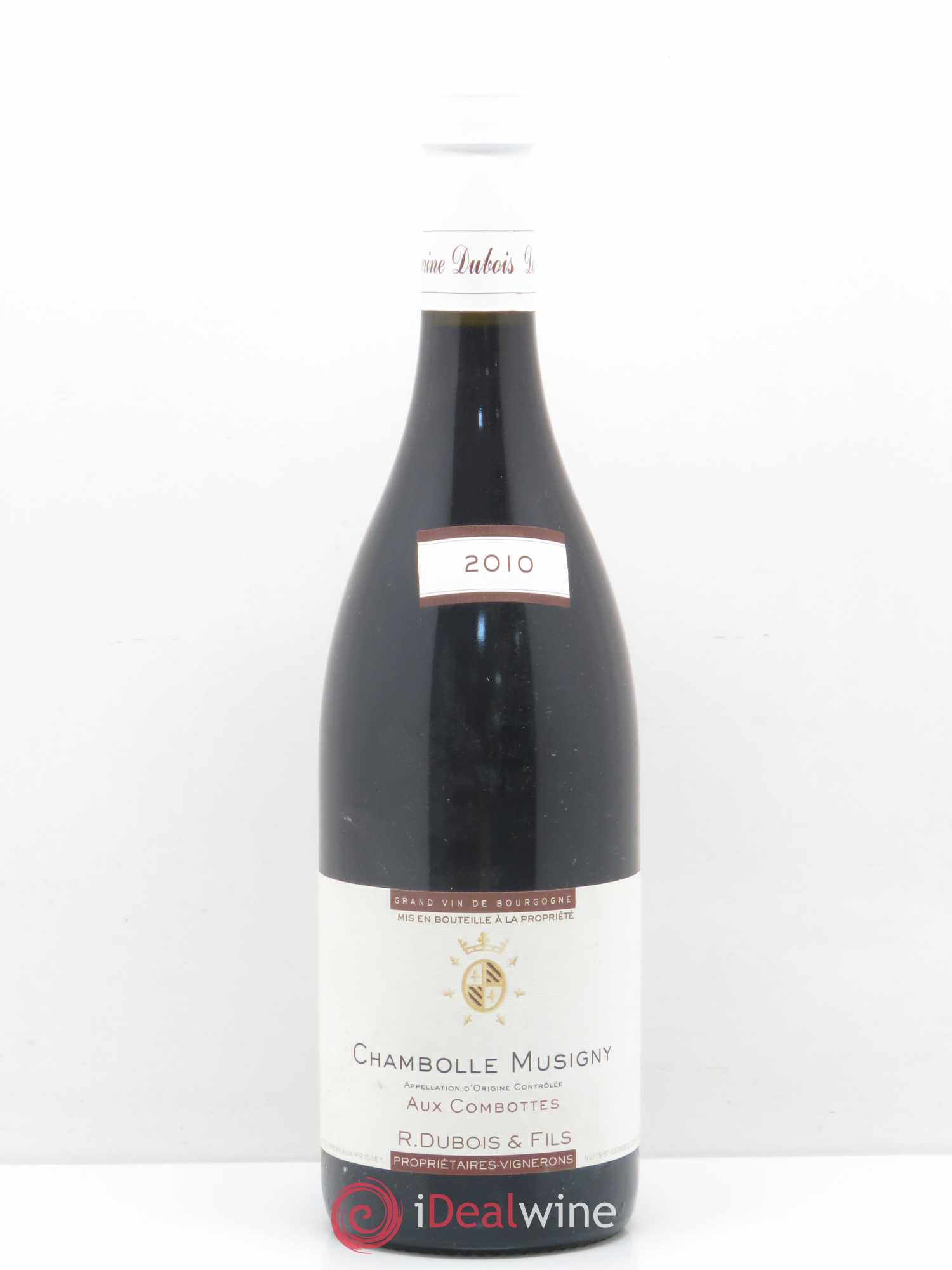 Chambolle-Musigny 1er Cru Les Combottes R.Dubois (sans prix de réserve) 2010 - Posten von 1 Flasche - 0