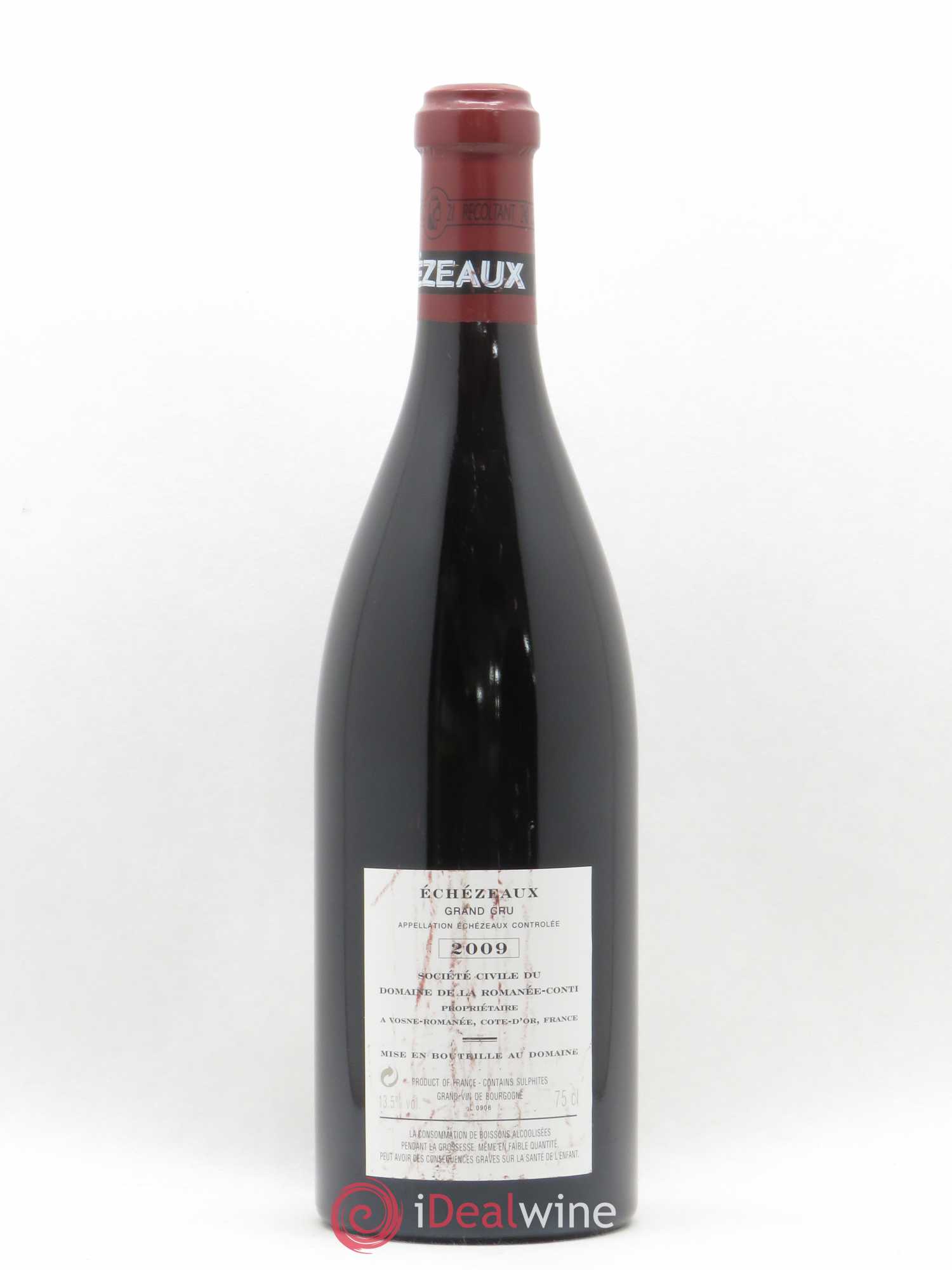 Echezeaux Grand Cru Domaine de la Romanée-Conti 2009 - Lot de 1 bouteille - 1