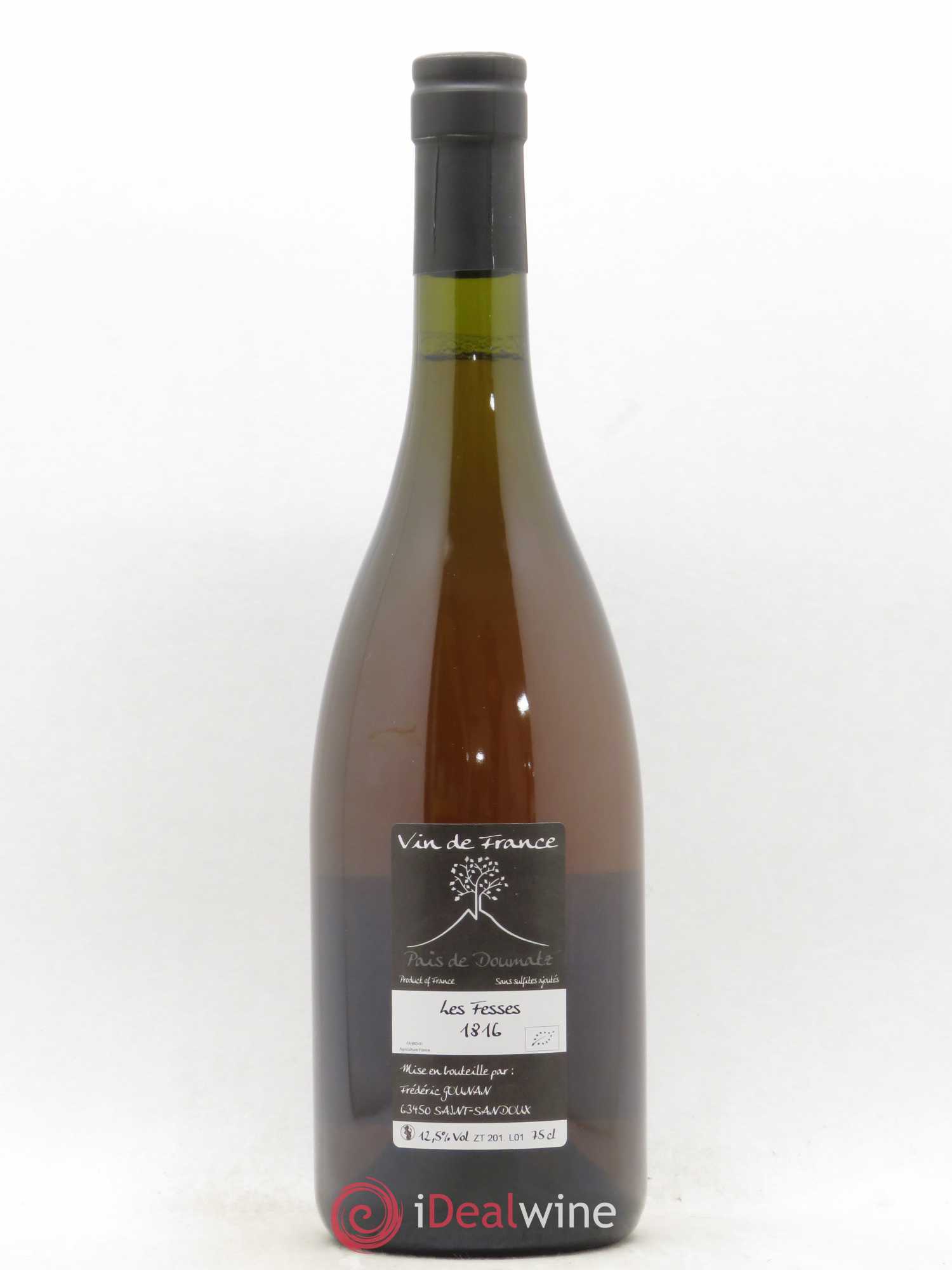 Vin de France Les fesses Domaine de l'arbre blanc (sans prix de réserve) 2016 - Posten von 1 Flasche - 1