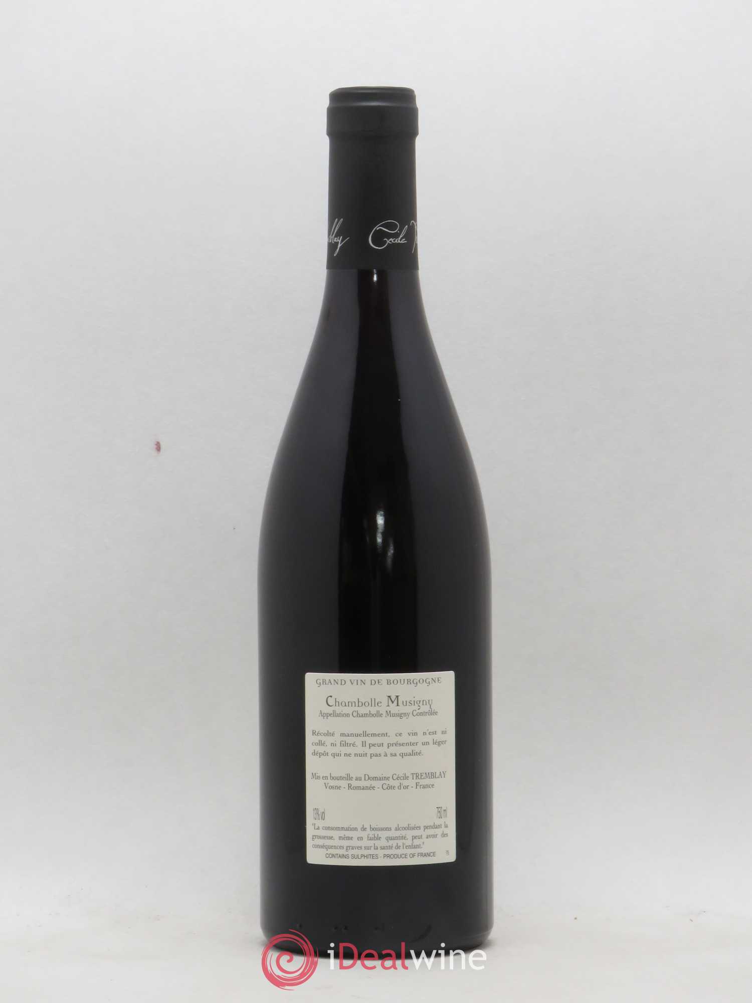 Chambolle-Musigny Les Cabottes Cécile Tremblay (sans prix de réserve) 2017 - Lot de 1 bouteille - 1