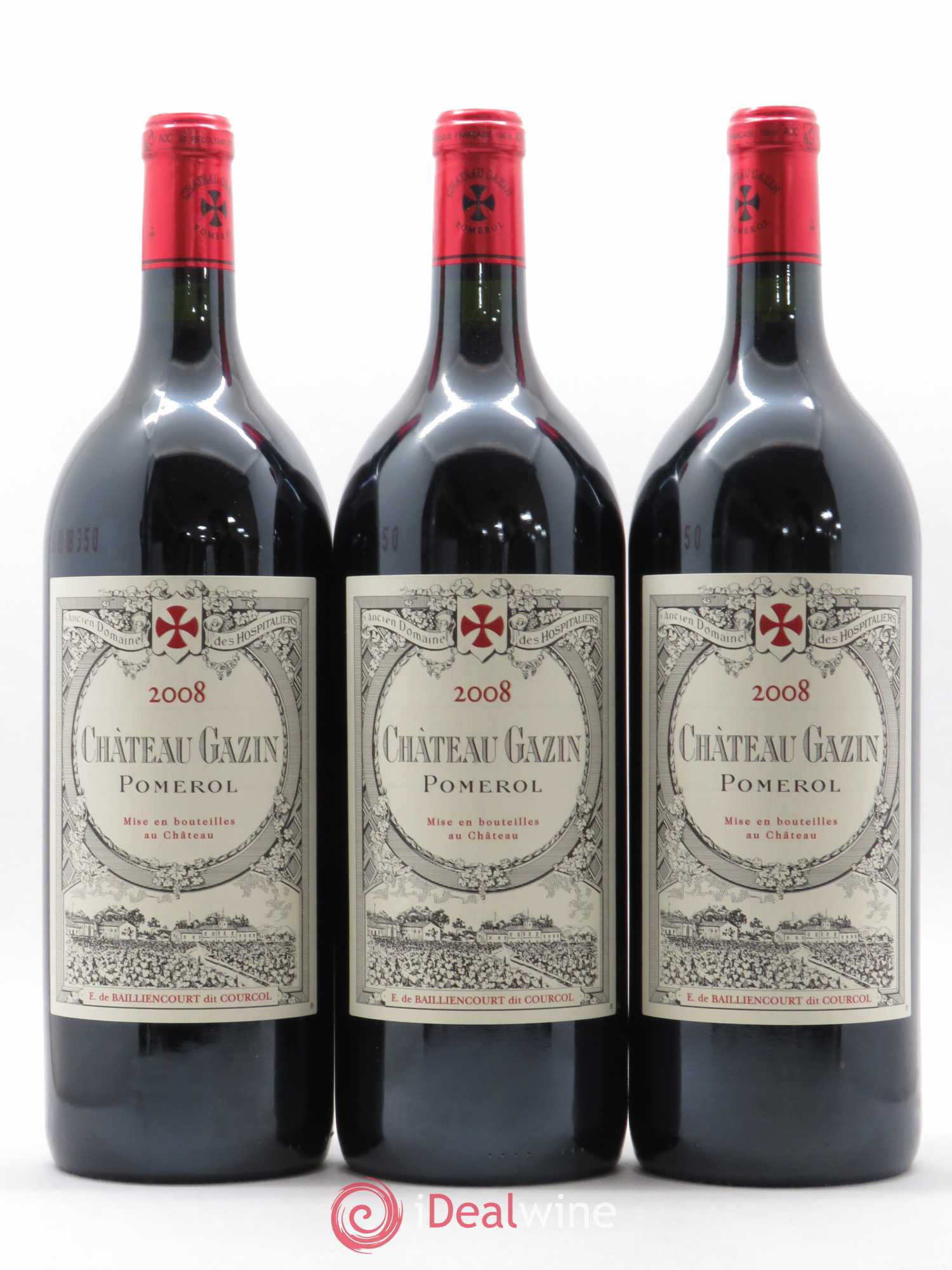 Château Gazin (sans prix de réserve) 2008 - Lot de 3 magnums - 0