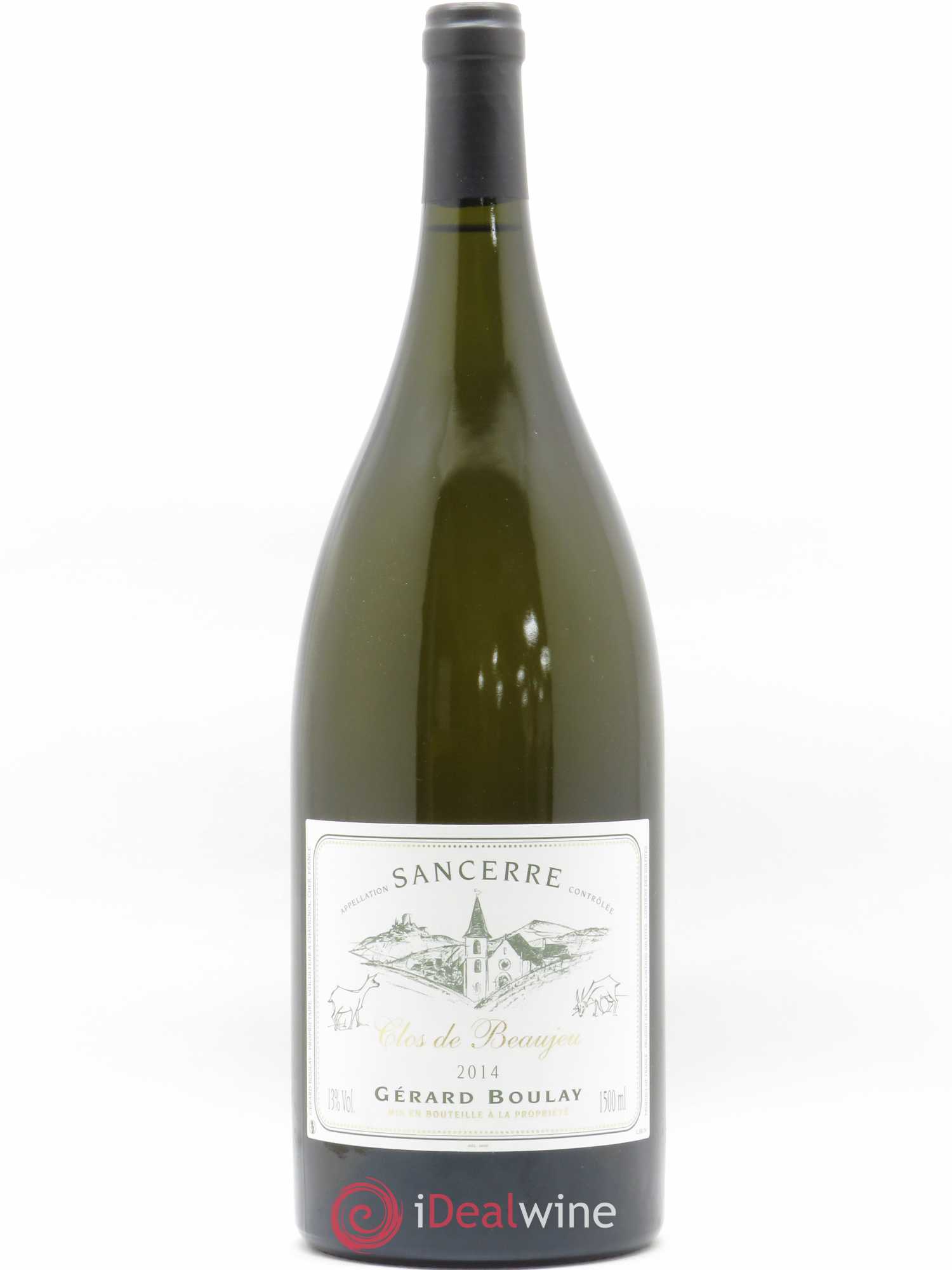 Sancerre Clos de Beaujeu Gérard Boulay (sans prix de réserve) 2014 - Lot de 1 magnum - 0
