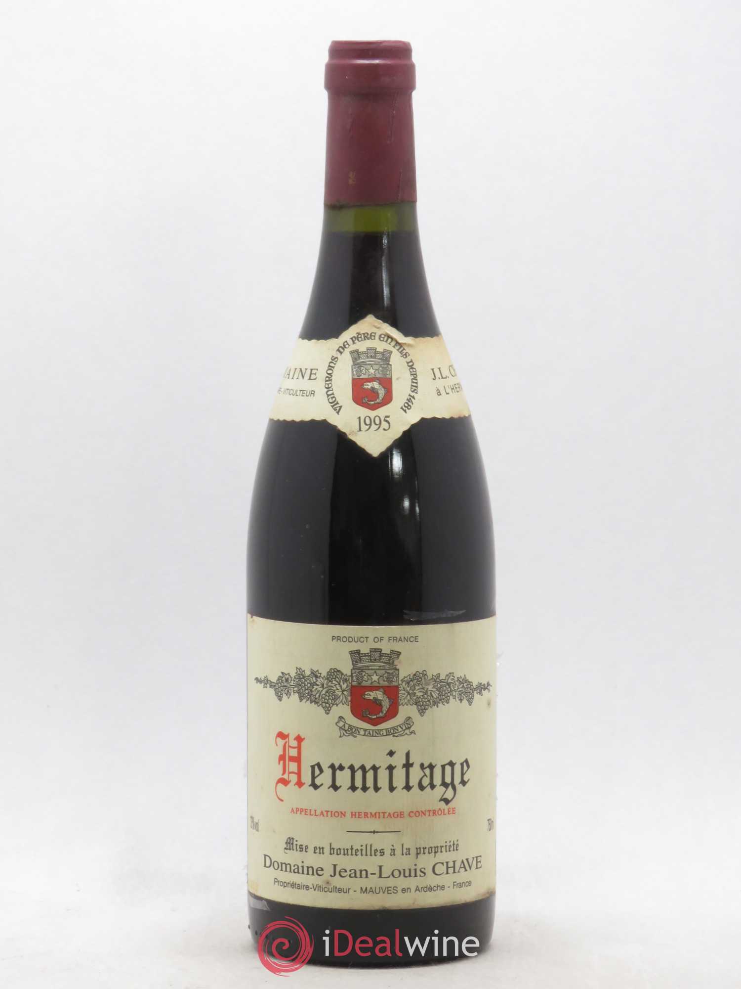 Hermitage Jean-Louis Chave (sans prix de réserve) 1995 - Lot de 1 bouteille - 0