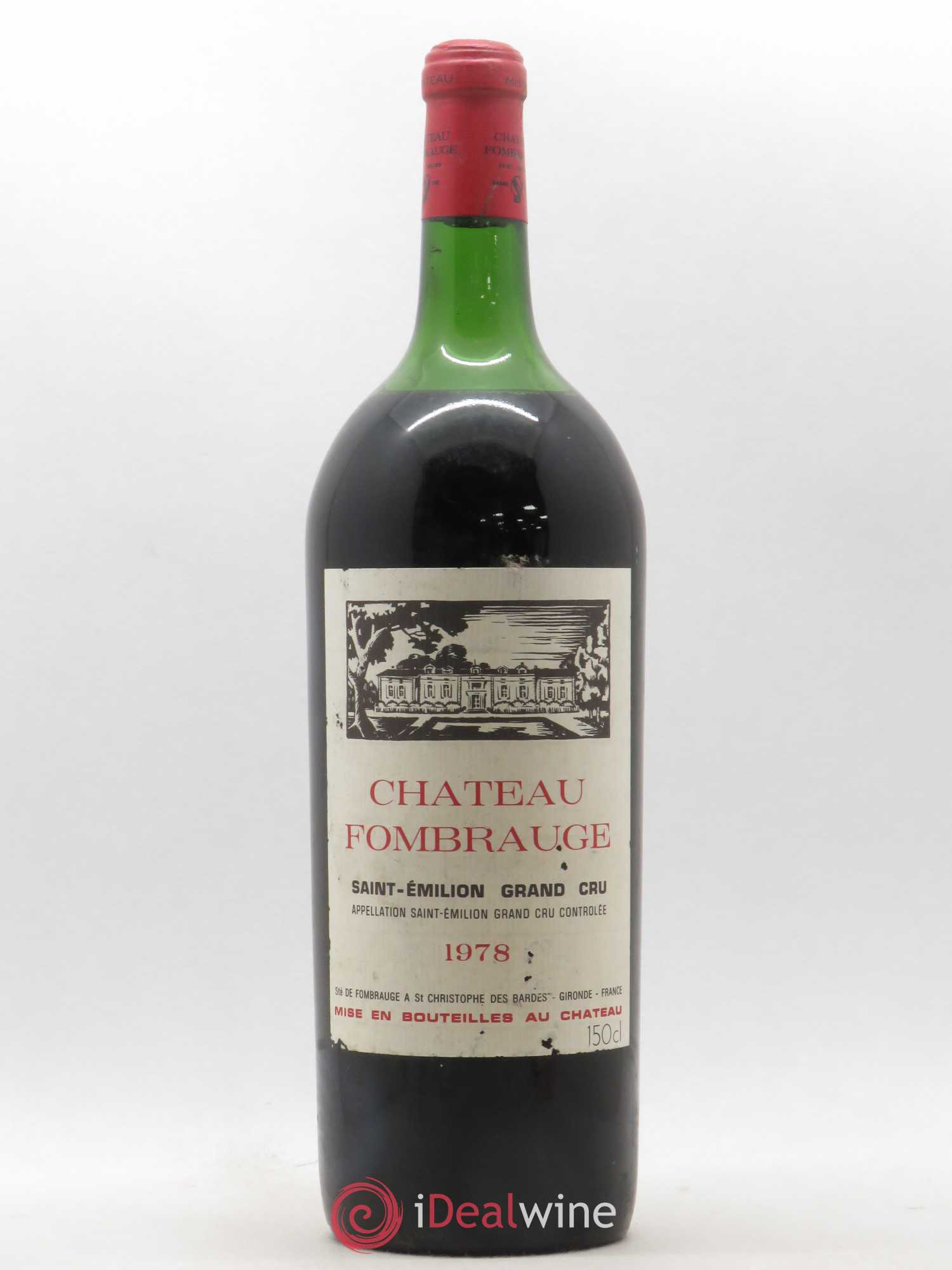 Château Fombrauge Grand Cru Classé 1978 - Lot de 1 magnum - 0