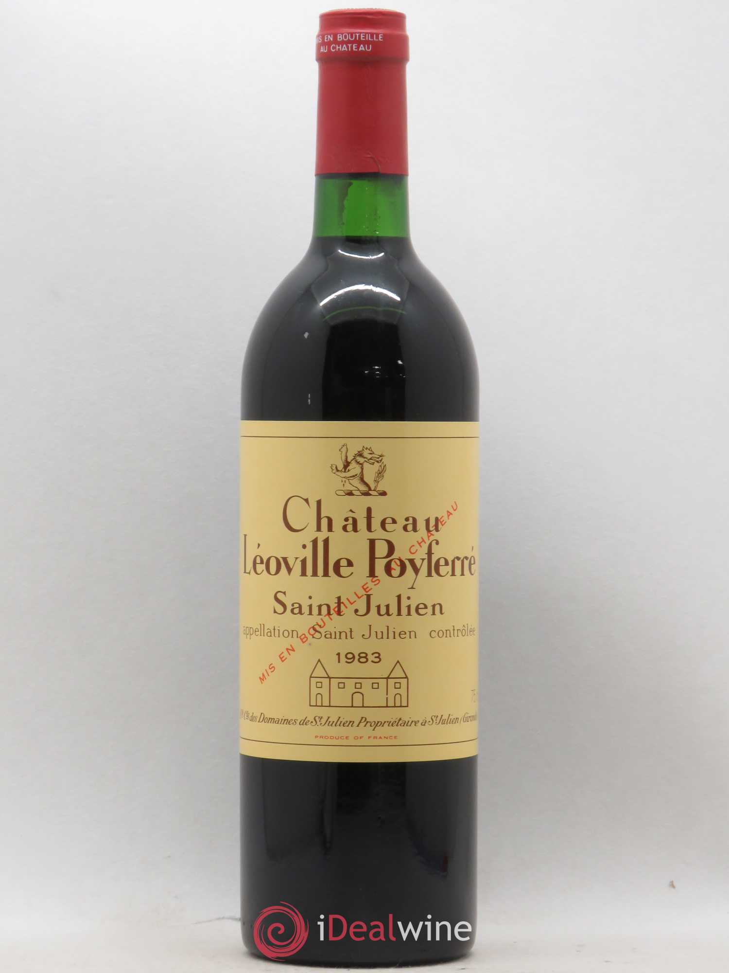 Château Léoville Poyferré 2ème Grand Cru Classé 1983 - Lot de 1 bouteille - 0