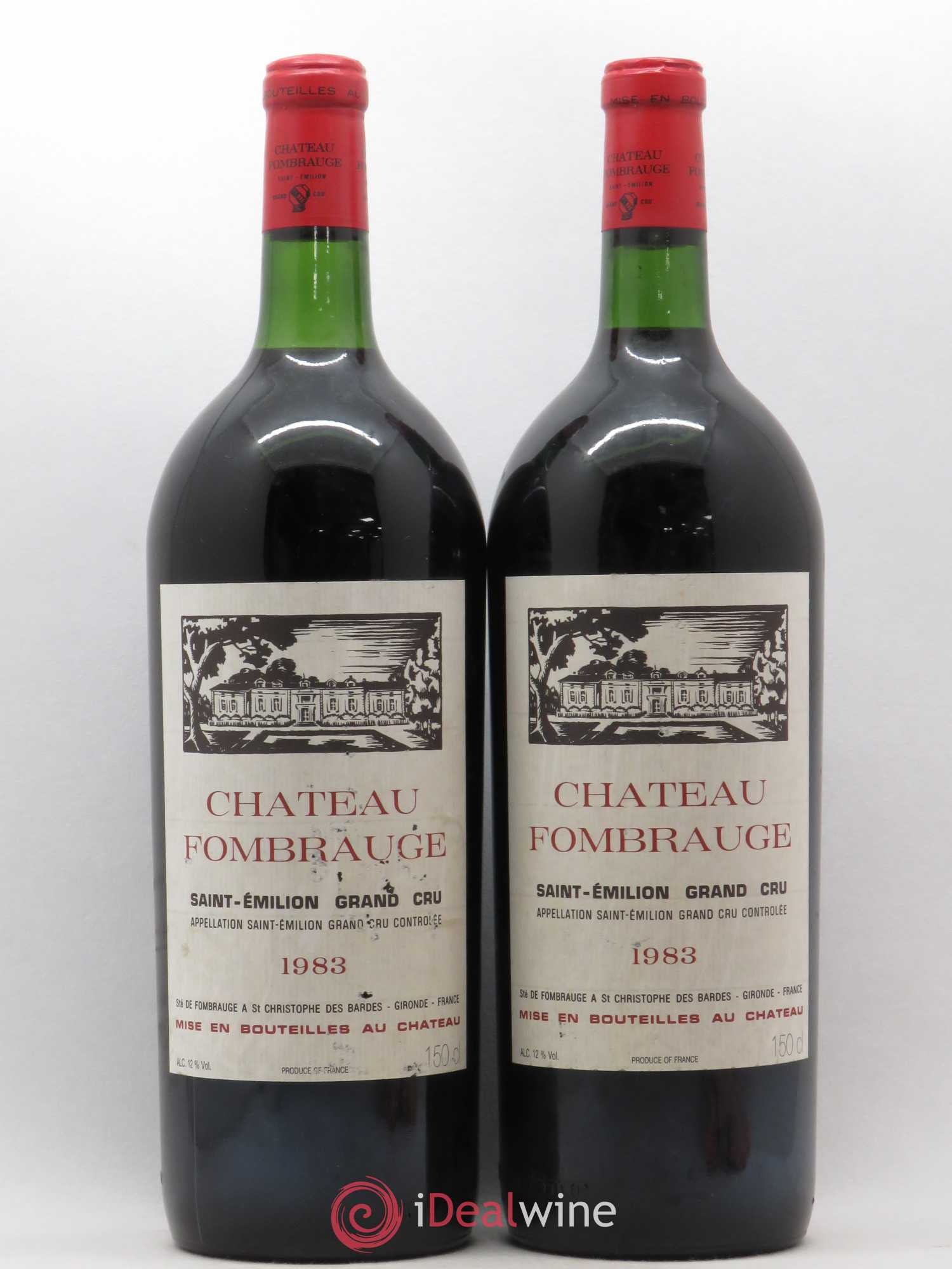 Château Fombrauge Grand Cru Classé 1983 - Lot de 2 magnums - 0