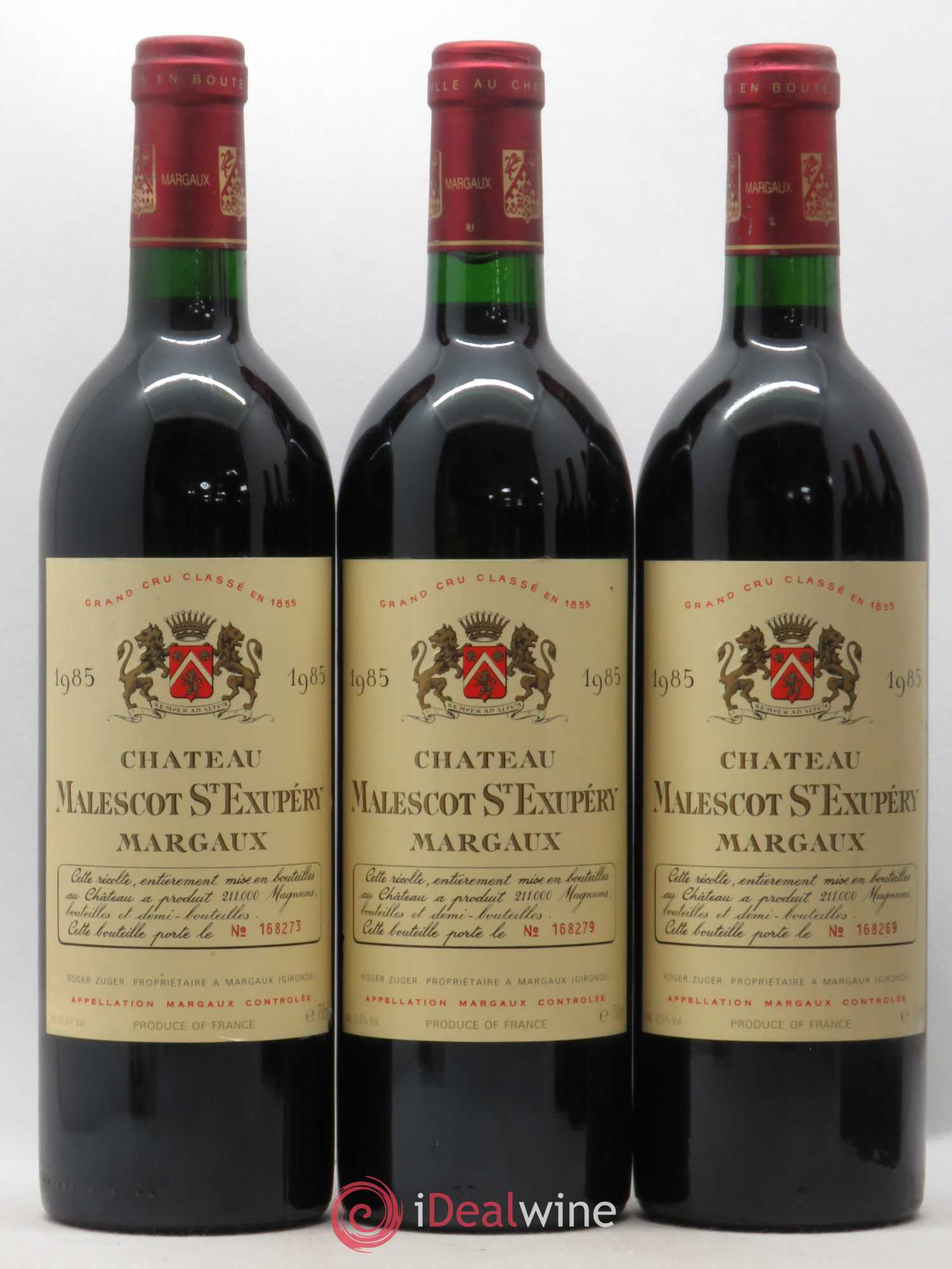 Château Malescot Saint-Exupéry 3ème Grand Cru Classé 1985 - Lot de 6 bouteilles - 1
