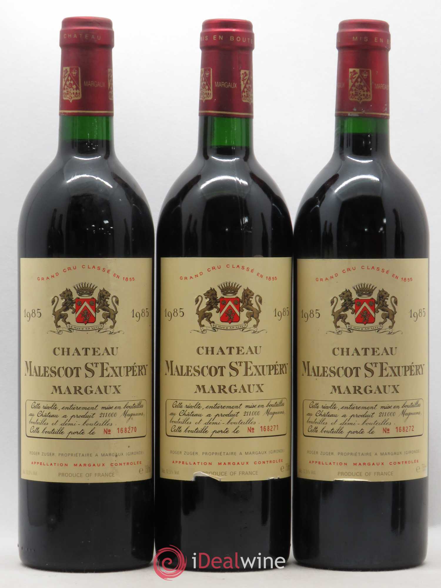 Château Malescot Saint-Exupéry 3ème Grand Cru Classé 1985 - Lot de 6 bouteilles - 2