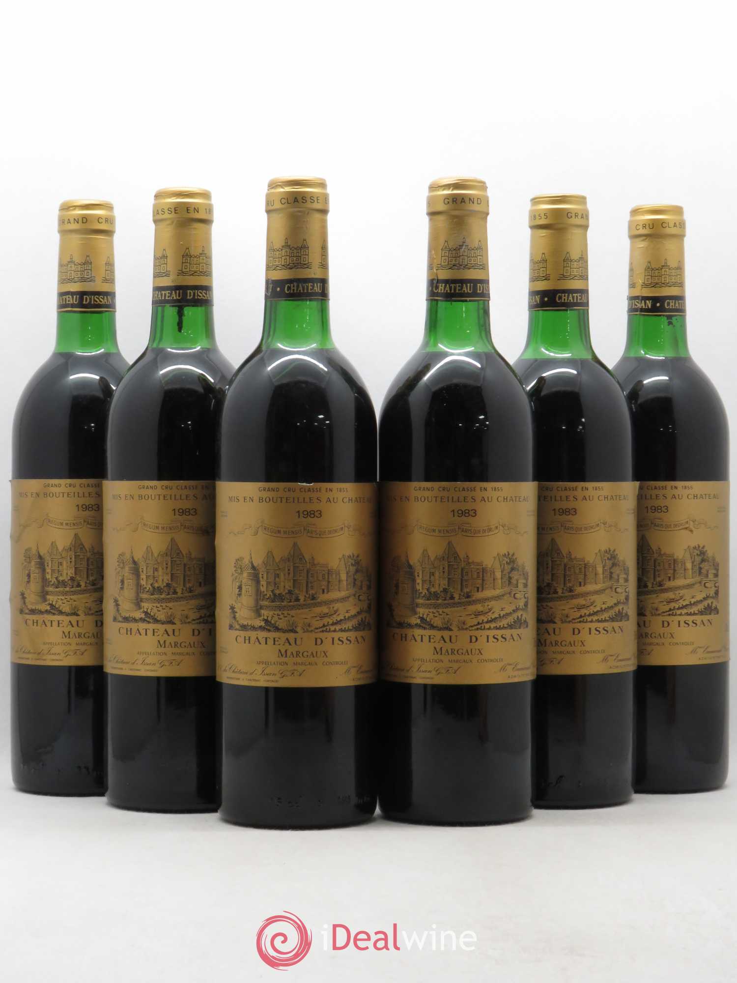 Château d'Issan 3ème Grand Cru Classé 1983 - Lot de 6 bouteilles - 0