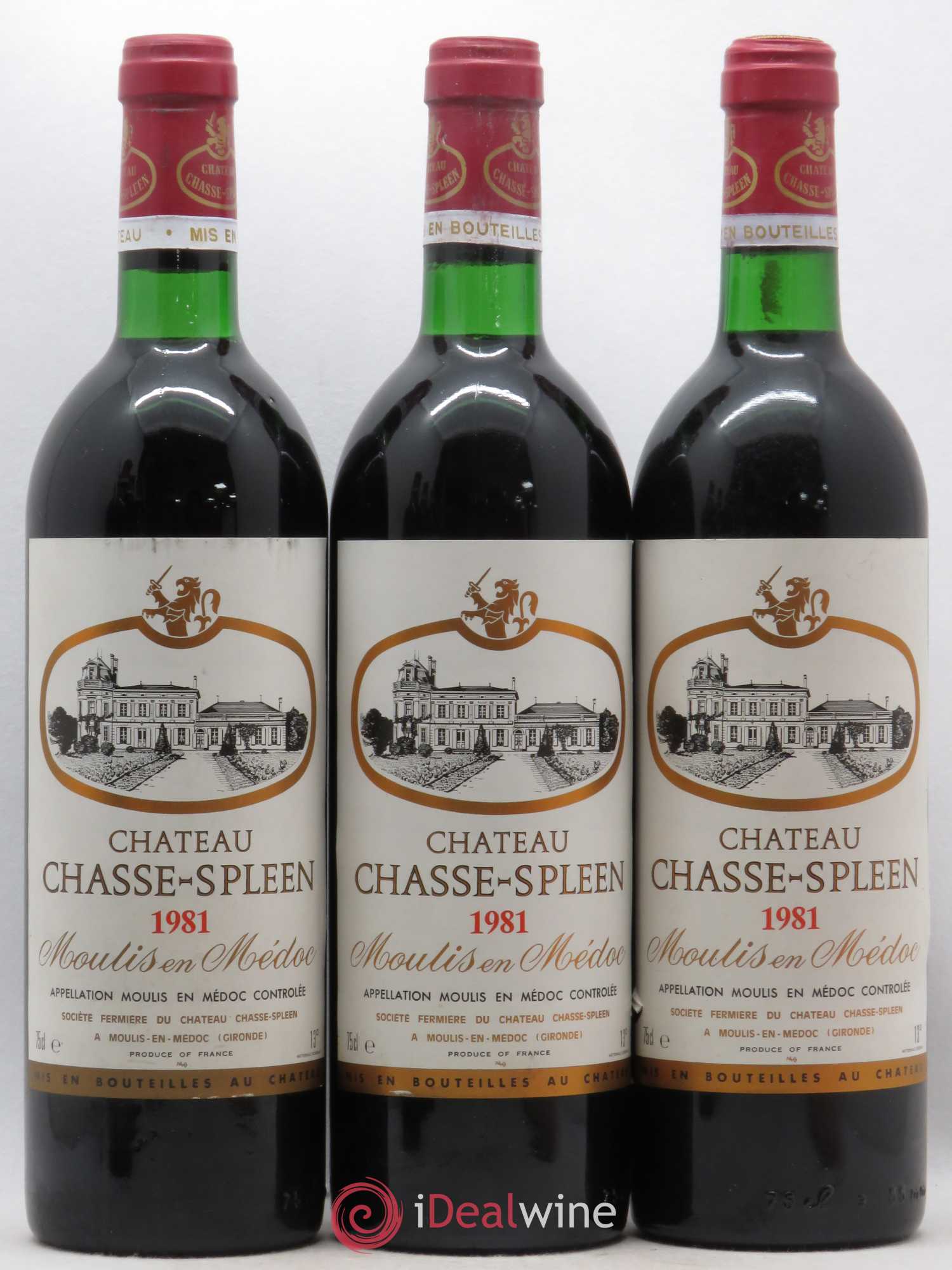 Château Chasse Spleen (sans prix de réserve) 1981 - Lot de 6 bouteilles - 2