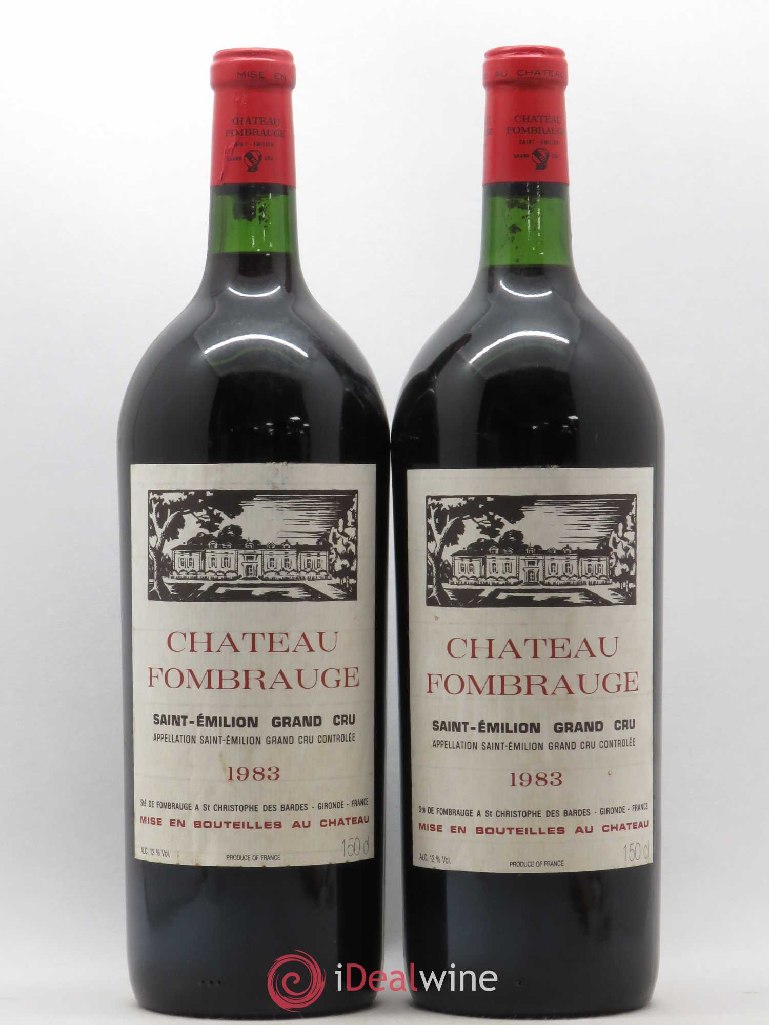 Château Fombrauge Grand Cru Classé 1983 - Lot de 2 magnums - 0