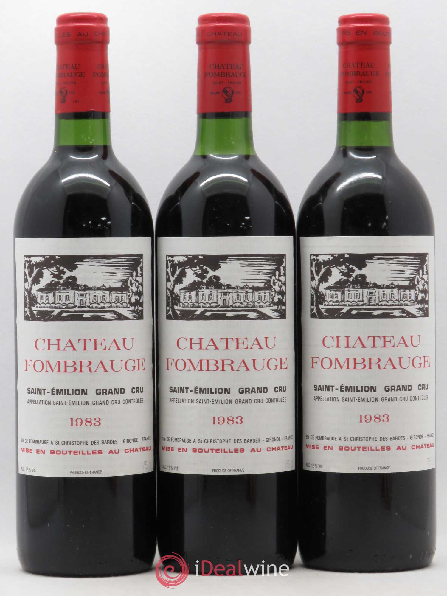 Château Fombrauge Grand Cru Classé 1983 - Lot de 12 bouteilles - 2