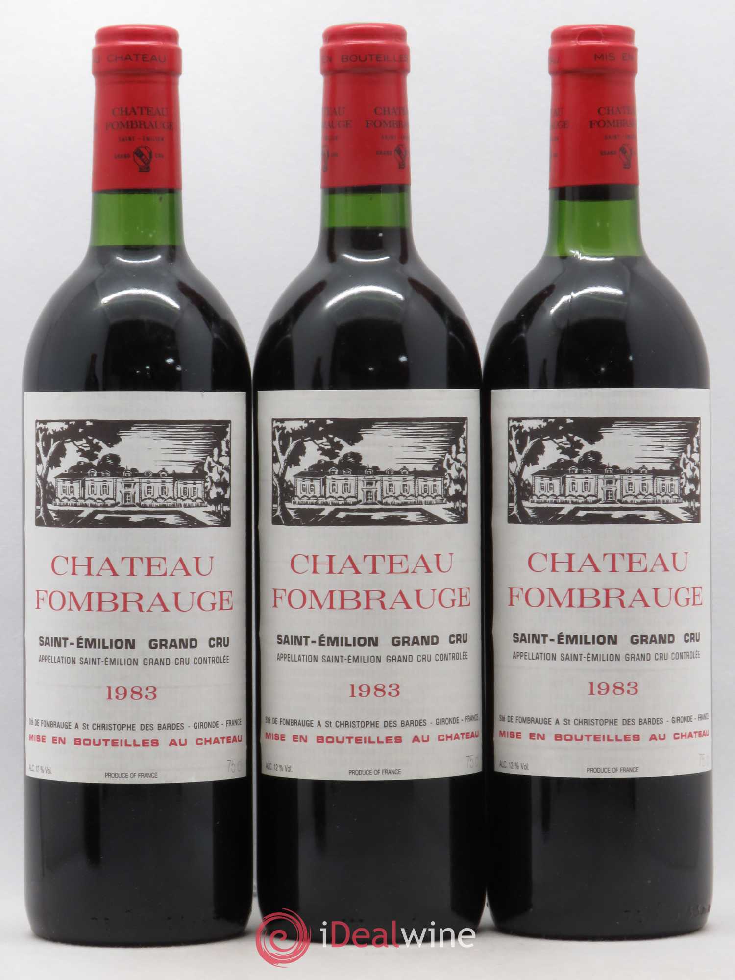 Château Fombrauge Grand Cru Classé 1983 - Lot de 12 bouteilles - 3