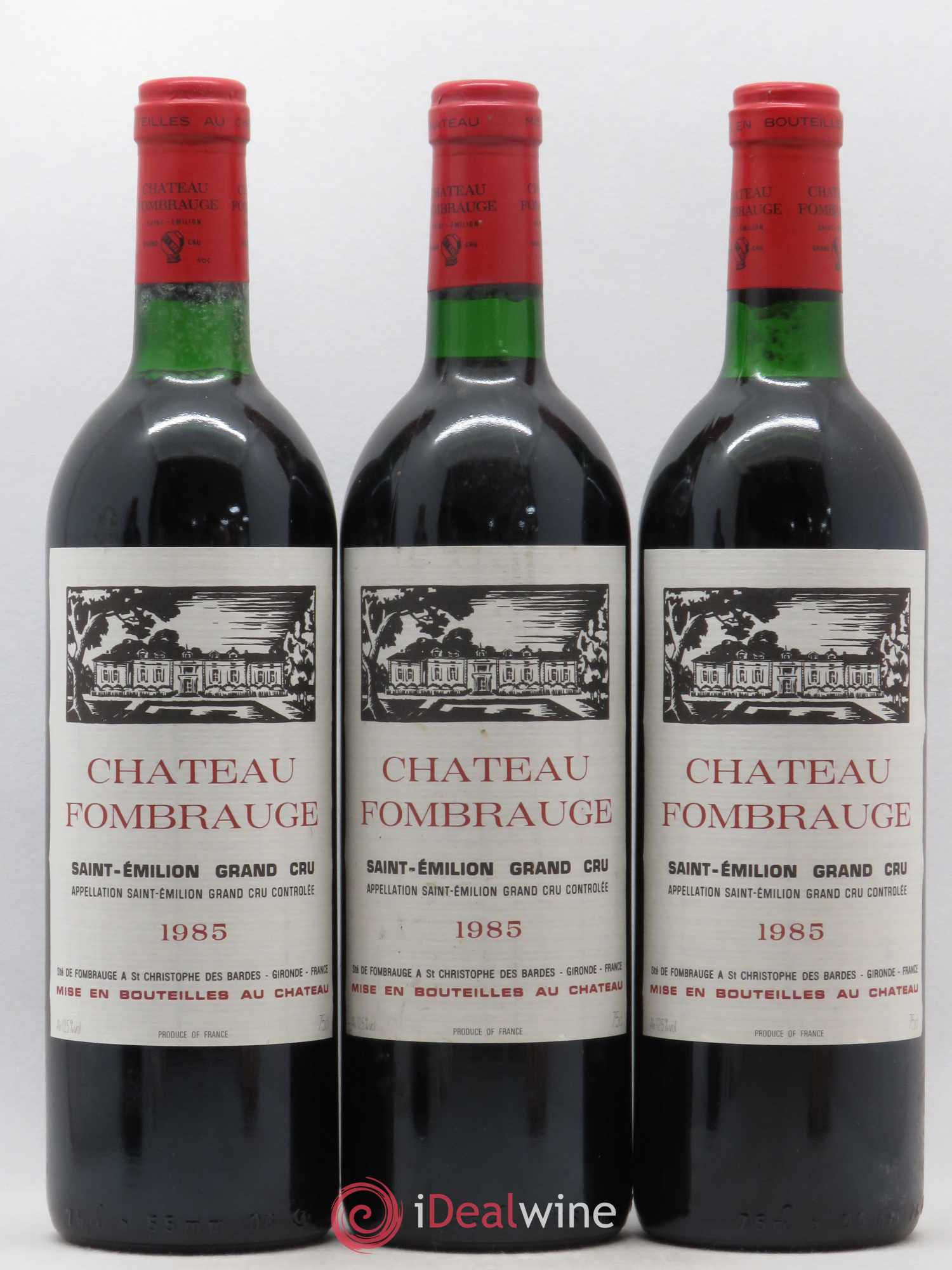 Château Fombrauge Grand Cru Classé 1985 - Lot de 12 bouteilles - 1