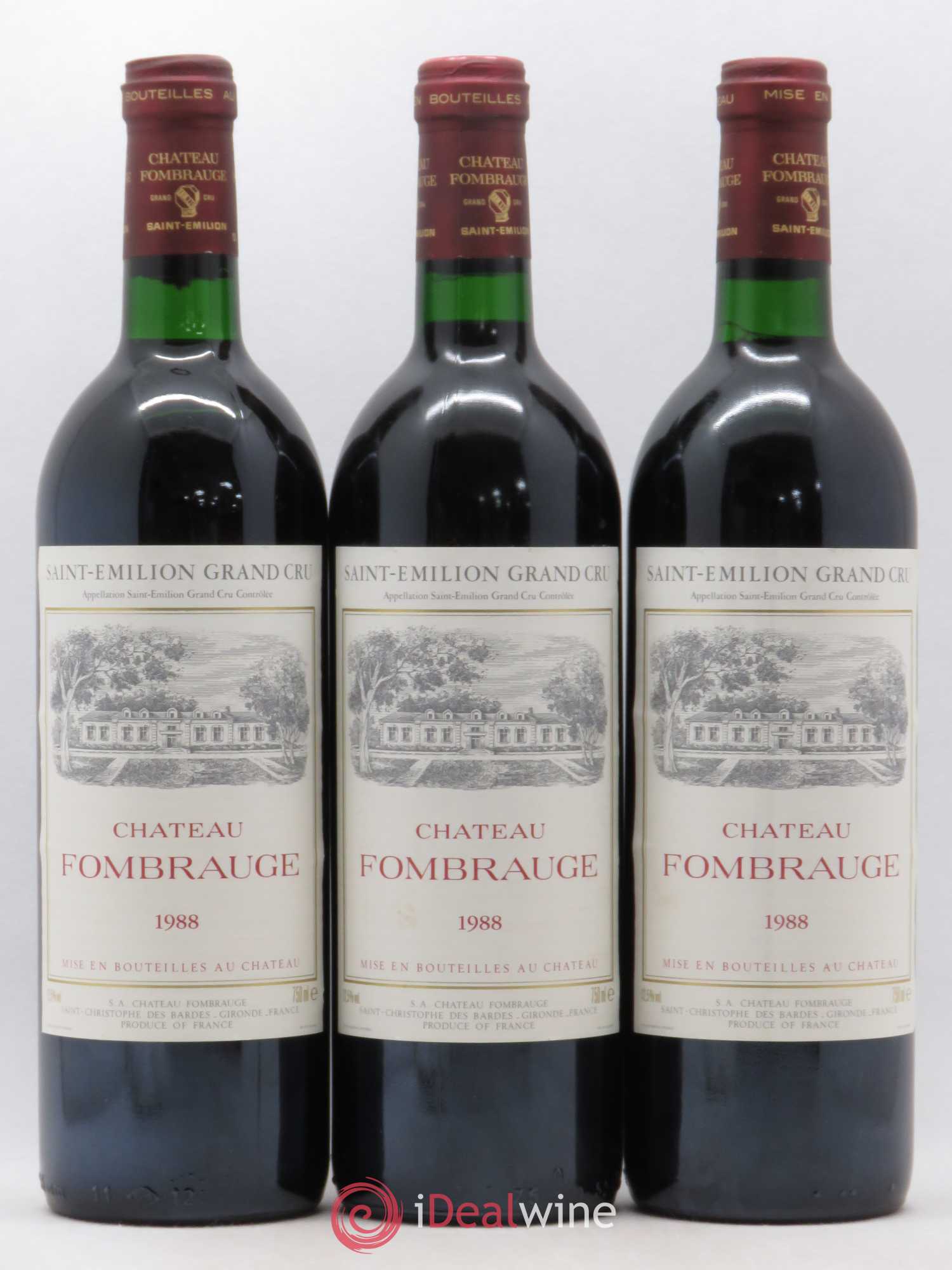 Château Fombrauge Grand Cru Classé 1988 - Lot de 12 bouteilles - 4