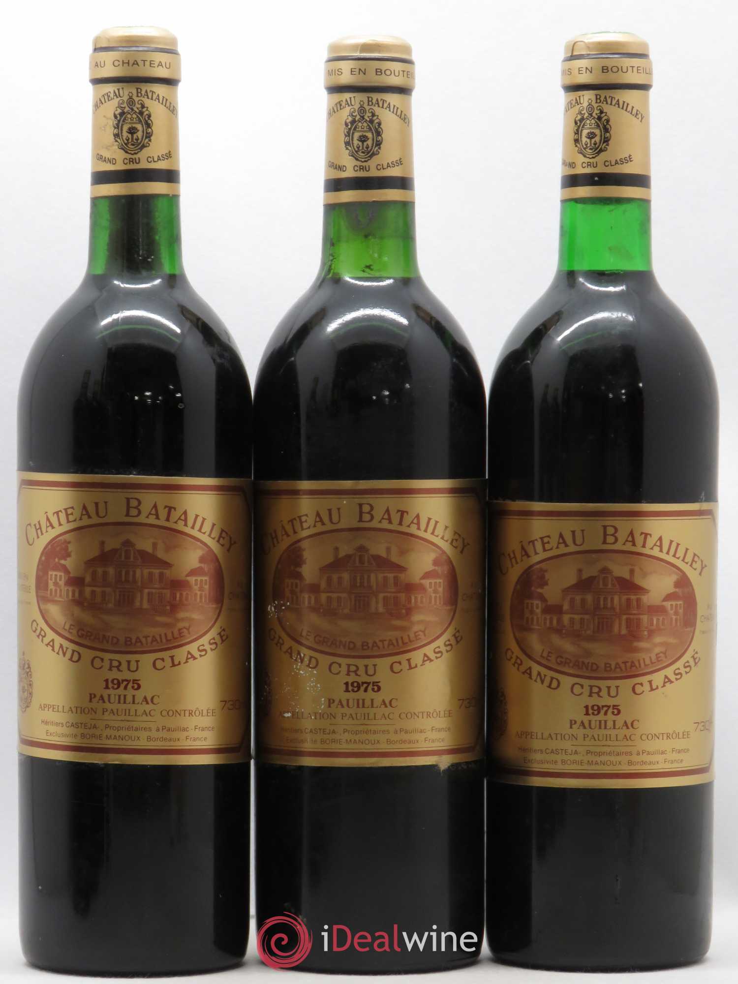 Château Batailley 5ème Grand Cru Classé 1975 - Lot de 6 bouteilles - 2