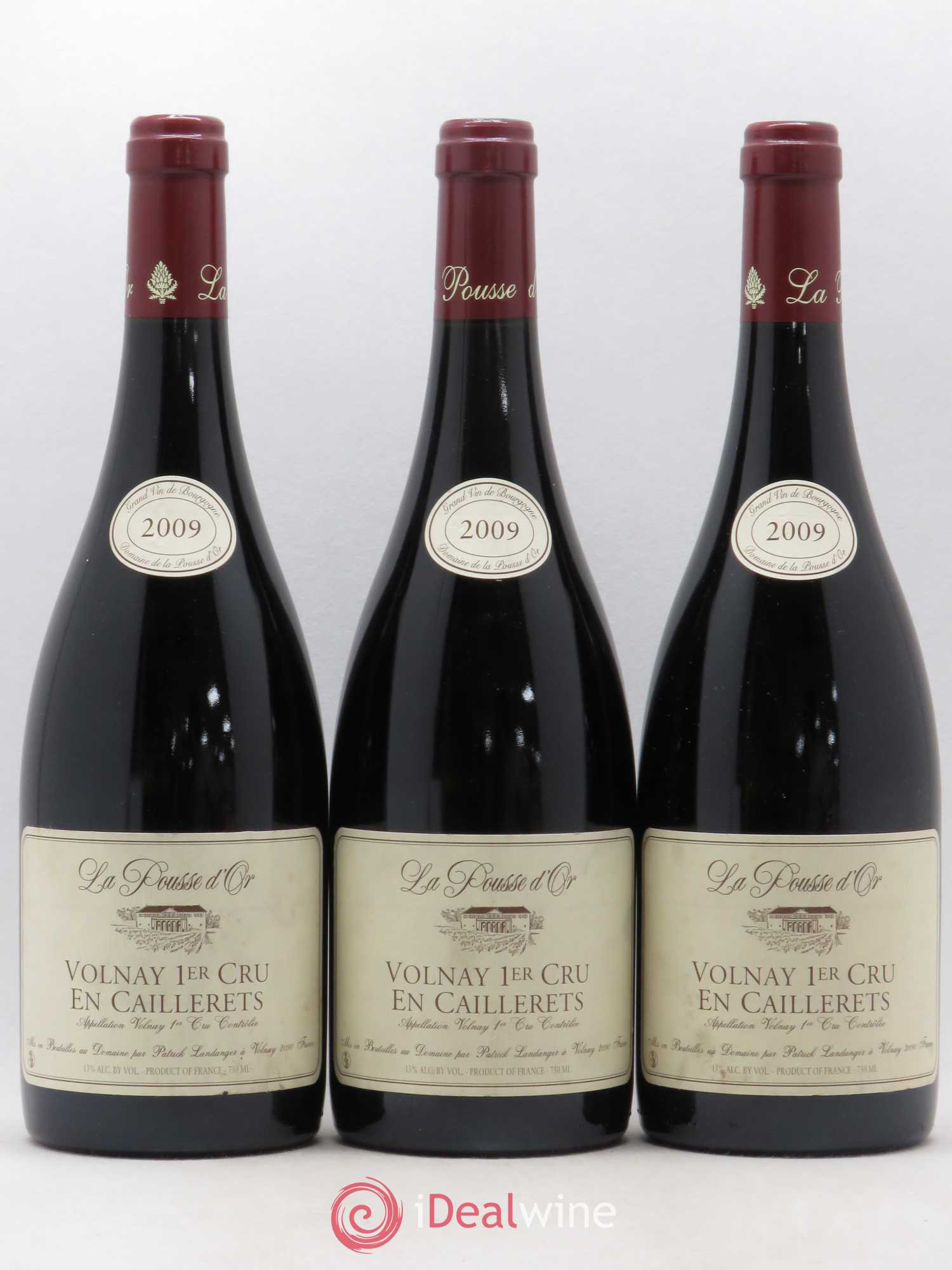 Volnay 1er Cru Les Caillerets La Pousse d'Or (Domaine de) 2009 - Lot de 3 bouteilles - 0