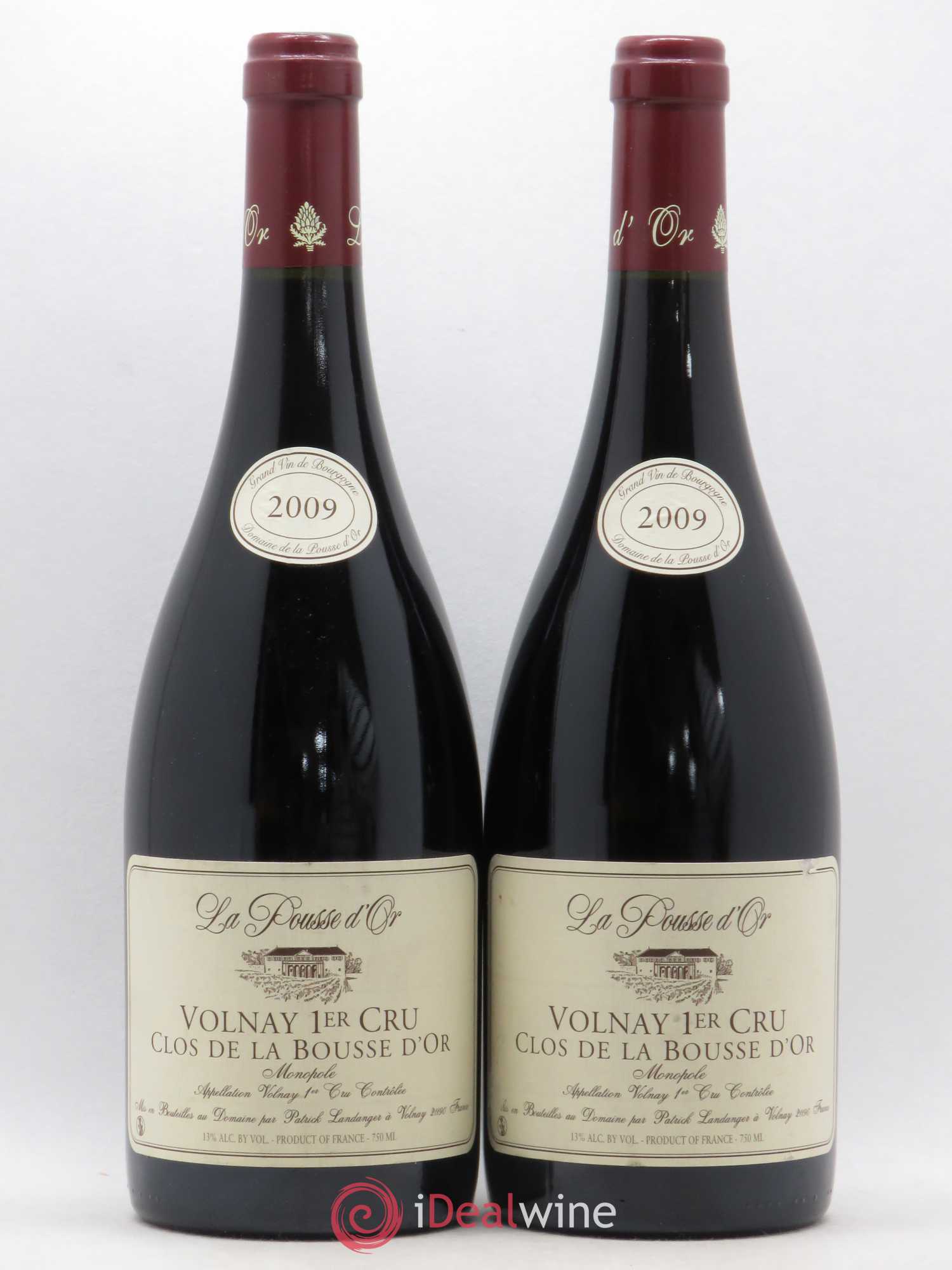 Volnay 1er Cru Clos de la Bousse d'Or La Pousse d'Or (Domaine de) 2009 - Lot de 2 bouteilles - 0