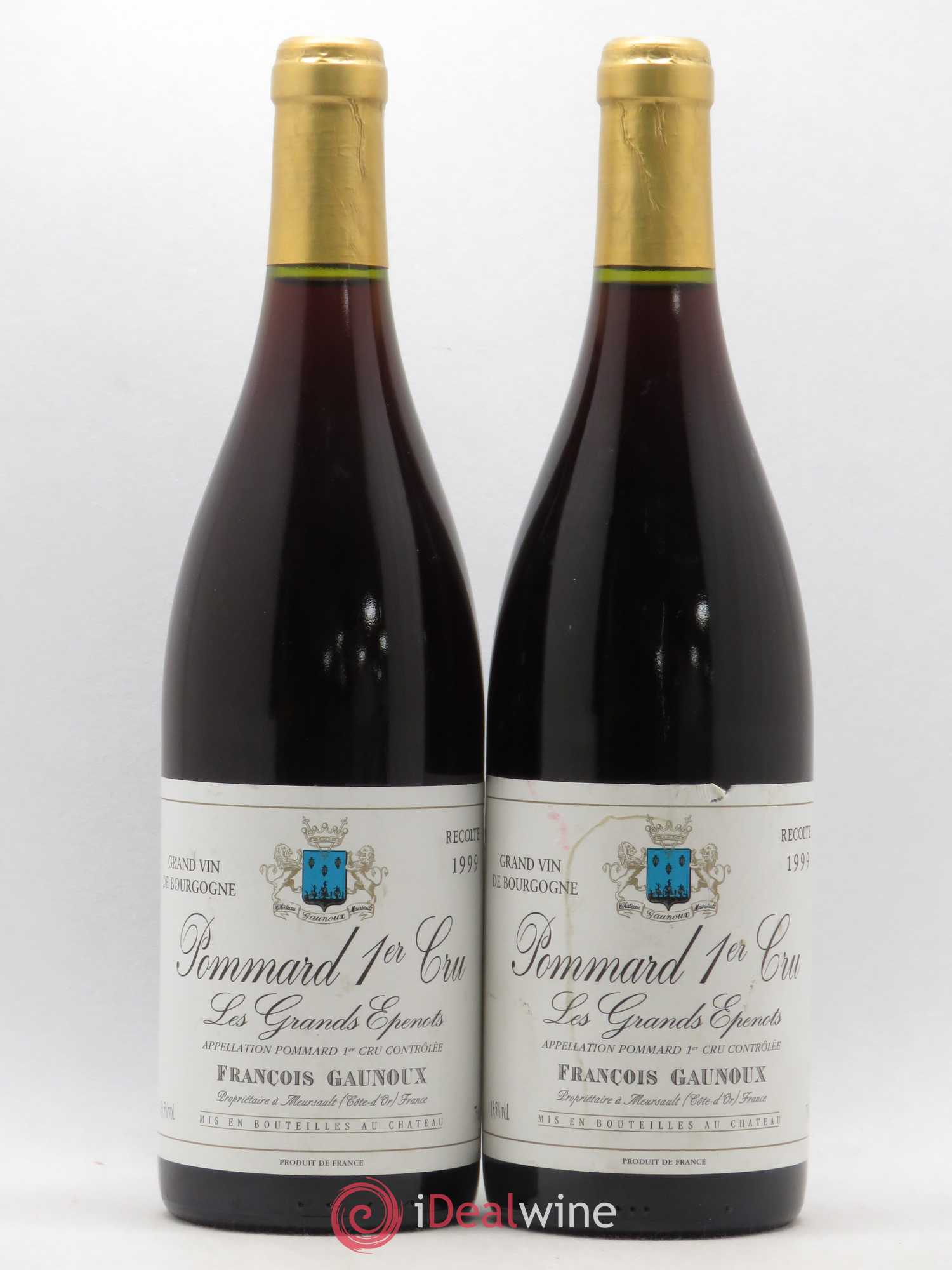 Pommard 1er Cru Grands Epenots Michel Gaunoux 1999 - Lot de 2 bouteilles - 0