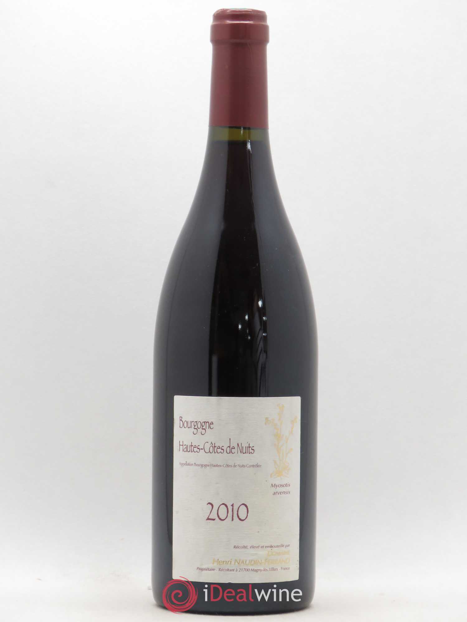 Hautes-Côtes de Nuits Myosotis Arvensis Naudin-Ferrand (Domaine) 2010 - Lot de 1 bouteille - 0