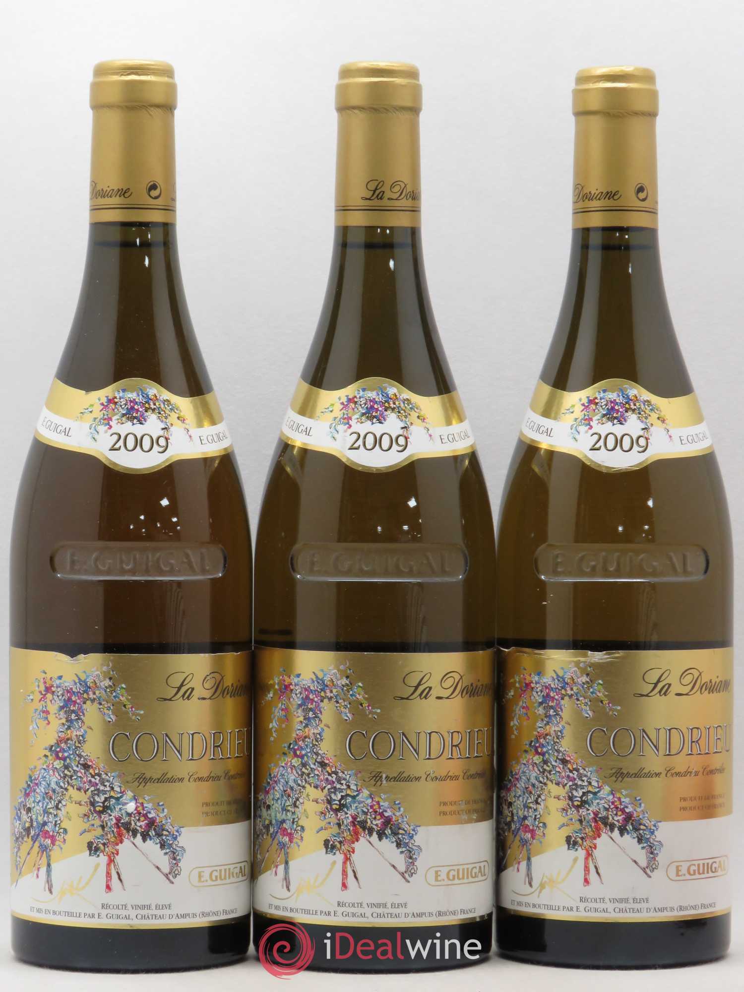 Condrieu La Doriane Guigal 2009 - Lot de 3 bouteilles - 0