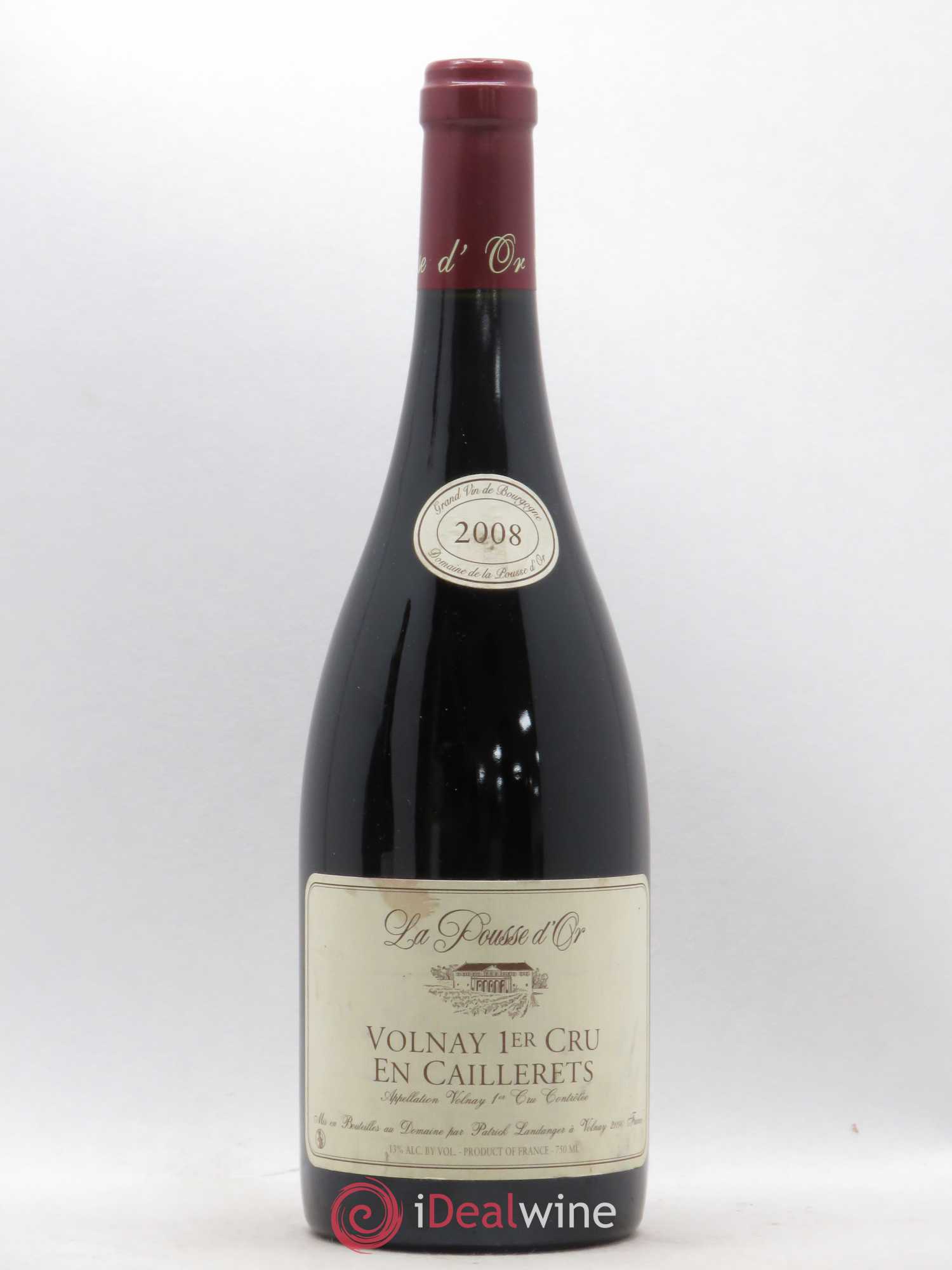 Volnay 1er Cru Les Caillerets La Pousse d'Or (Domaine de) 2008 - Lot de 1 bouteille - 0