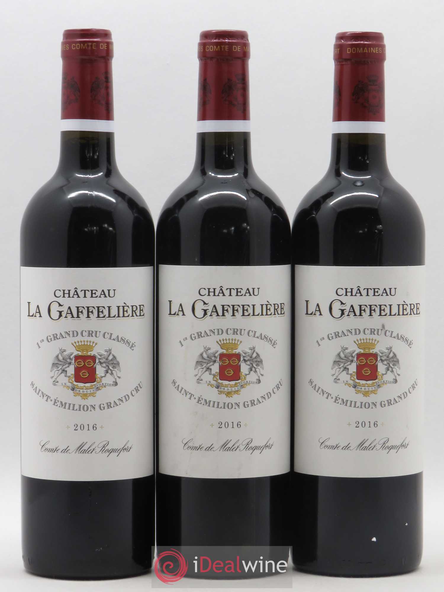 Château la Gaffelière 1er Grand Cru Classé B 2016 - Lot de 3 bouteilles - 0