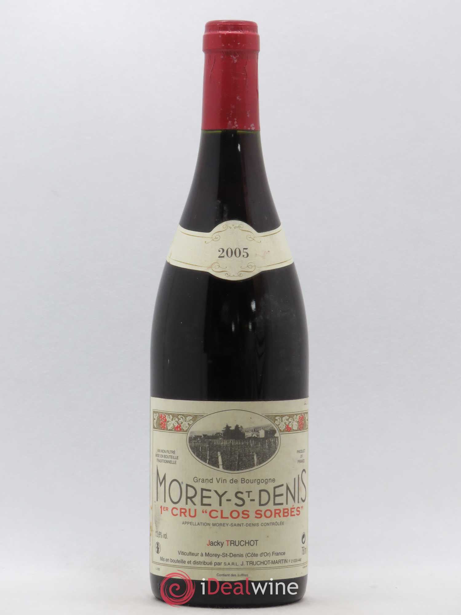 Morey-Saint-Denis 1er Cru Clos Sorbés Jacky Truchot 2005 - Lot de 1 bouteille - 0