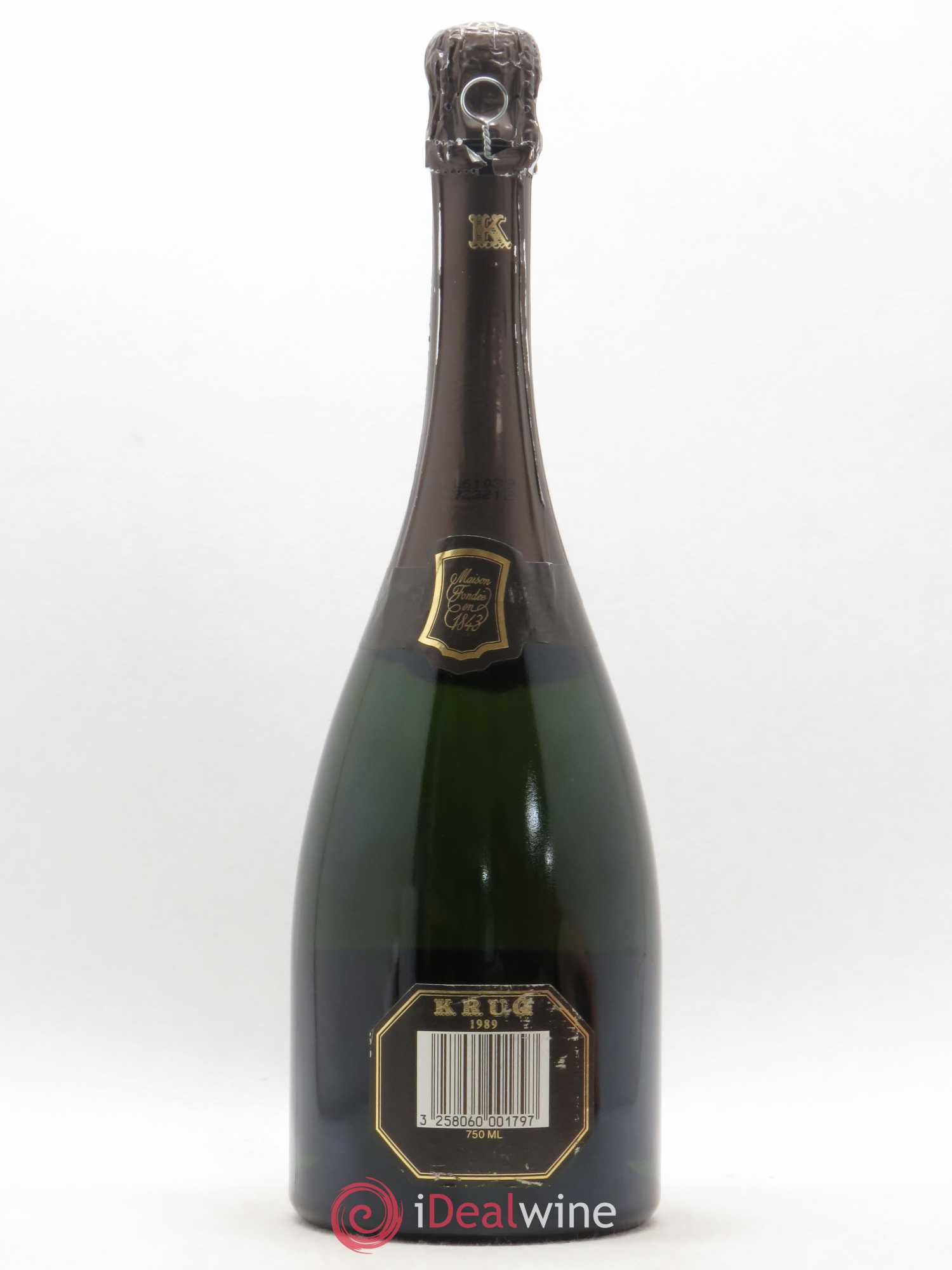 Vintage Krug 1989 - Lot de 1 bouteille - 1