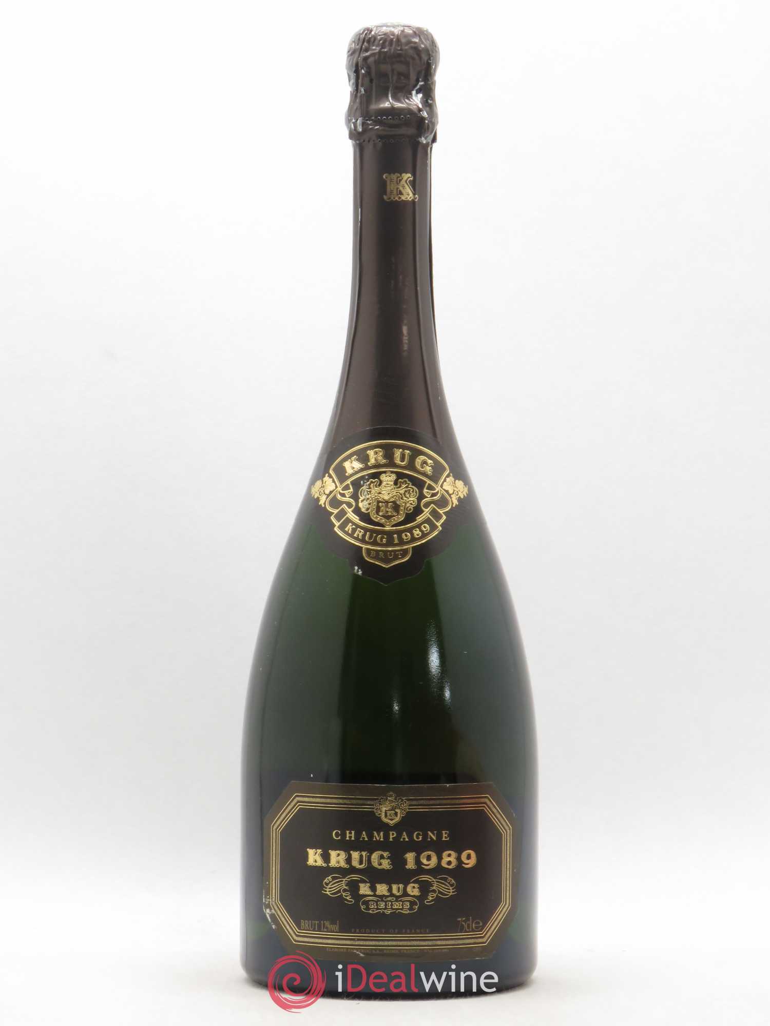 Vintage Krug 1989 - Lot de 1 bouteille - 0