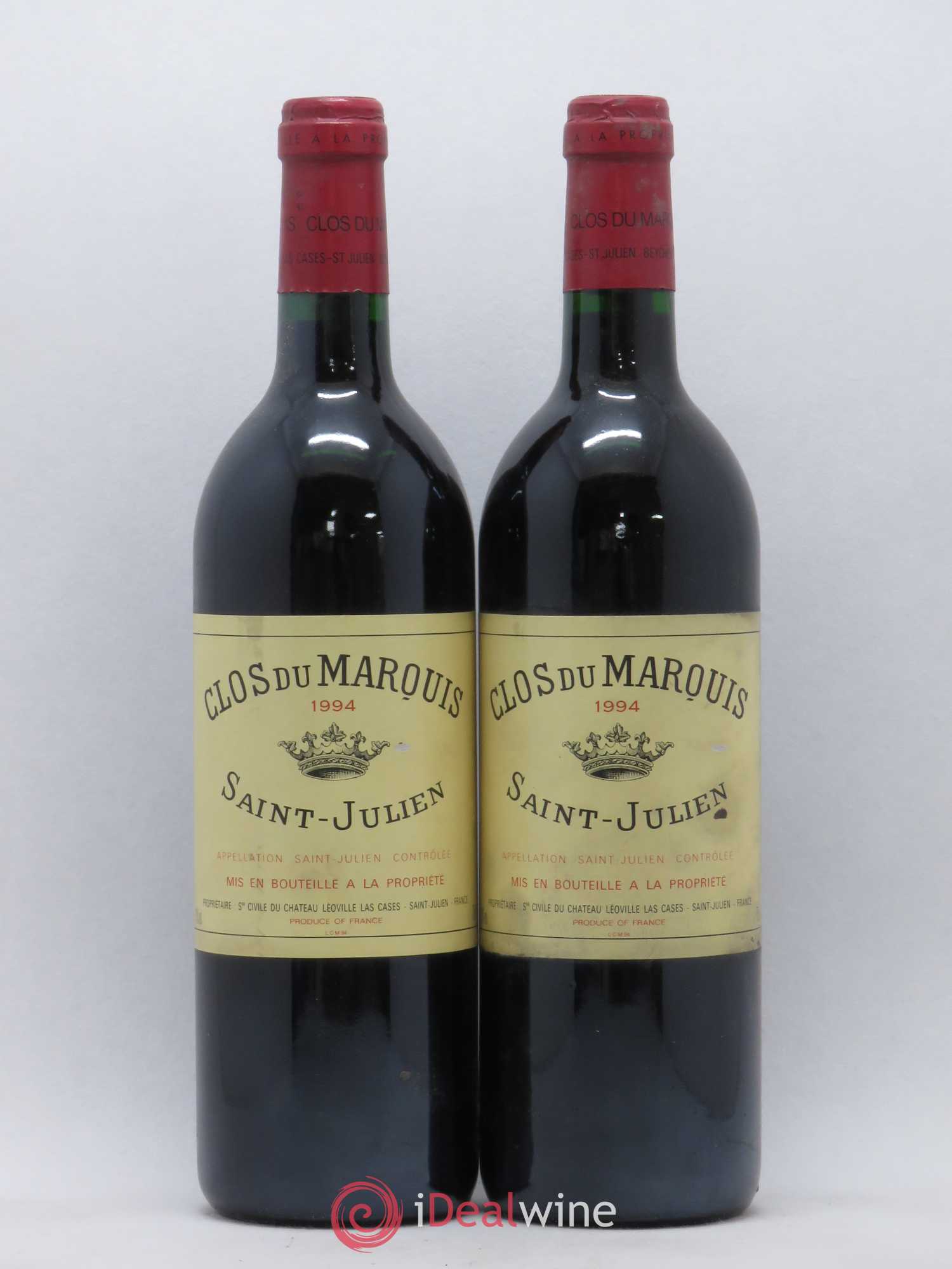 Clos du Marquis 1994 - Lot de 2 bouteilles - 0