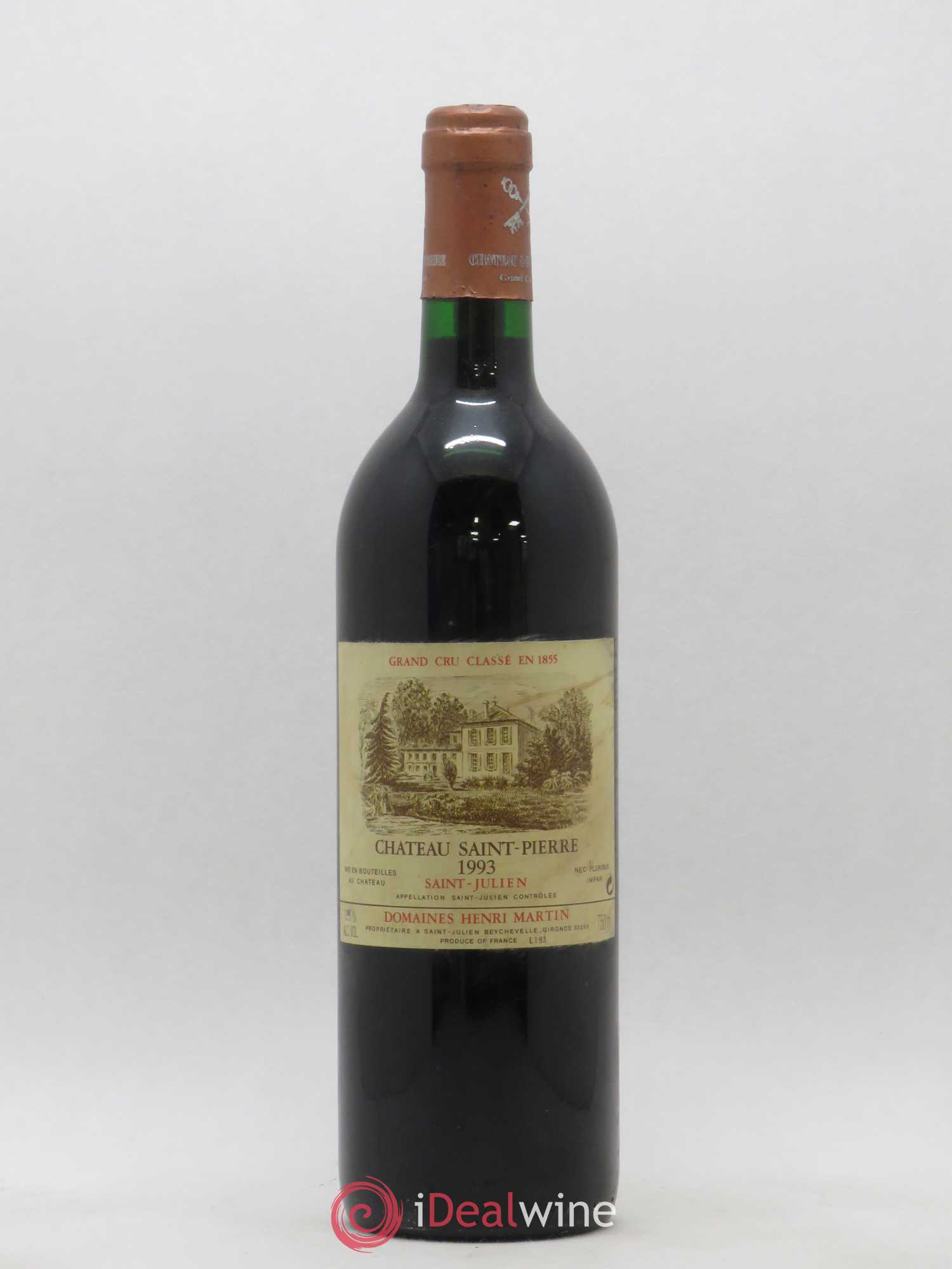 Château Saint-Pierre 4ème Grand Cru Classé 1993 - Lot de 1 bouteille - 0