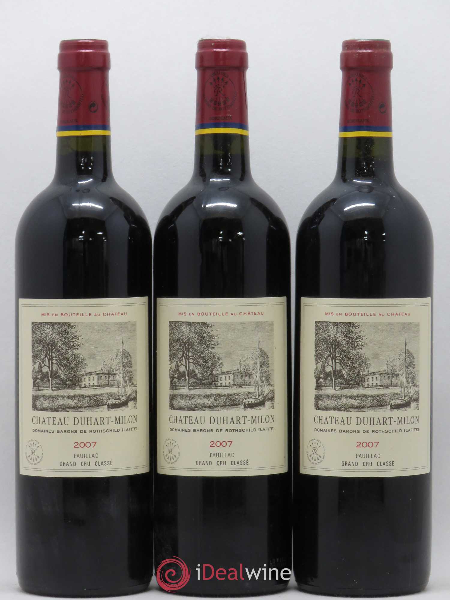 Château Duhart-Milon 4ème Grand Cru Classé 2007 - Lot de 6 bouteilles - 1