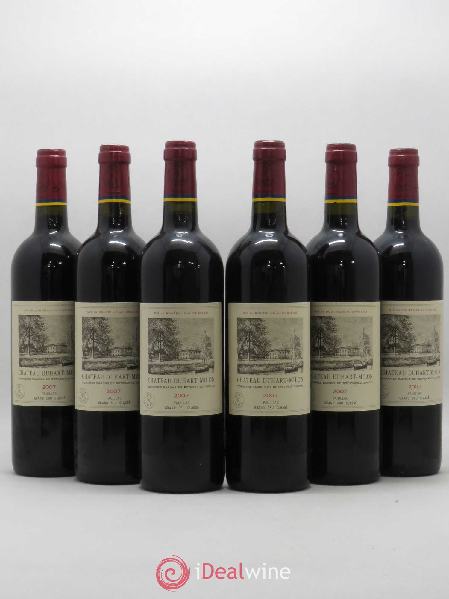 Château Duhart-Milon 4ème Grand Cru Classé 2007 - Lot de 6 bouteilles - 0