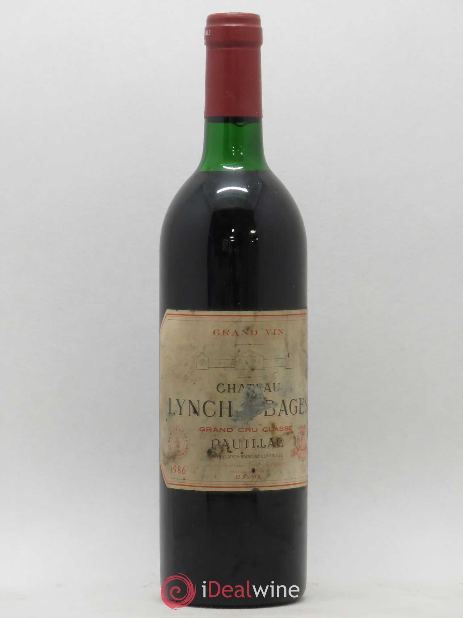 Château Lynch Bages 5ème Grand Cru Classé 1986 - Lot de 1 bouteille - 0