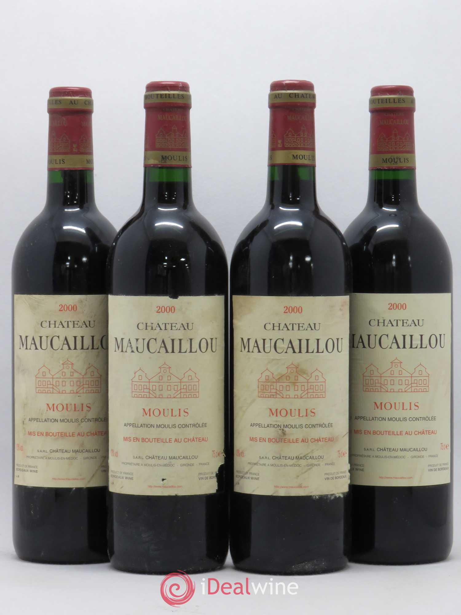 Château Maucaillou 2000 - Posten von 4 Flaschen - 0